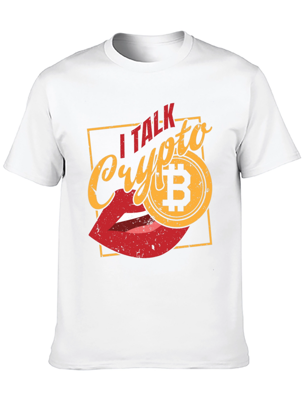 I Talk Crypto Bitcoin Graphic T-Shirt