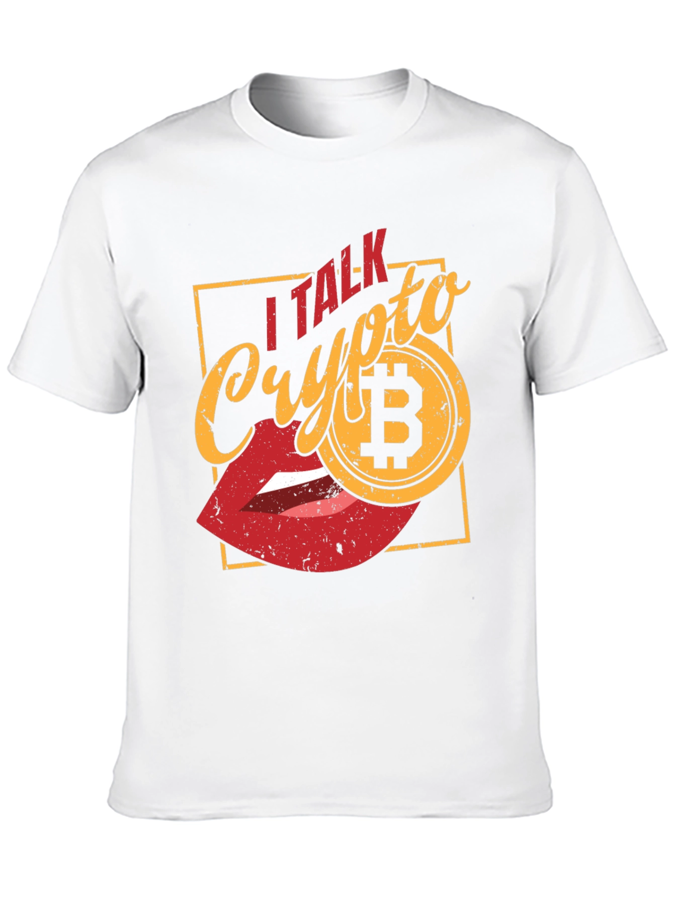 I Talk Crypto Bitcoin Graphic T-Shirt