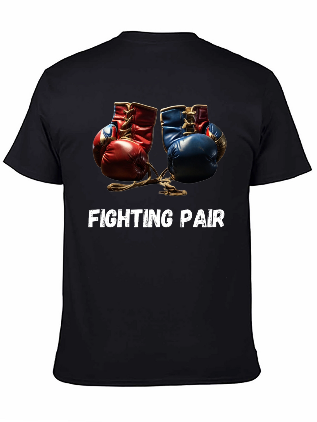 Fighting Pair Boxing Gloves Graphic Tee