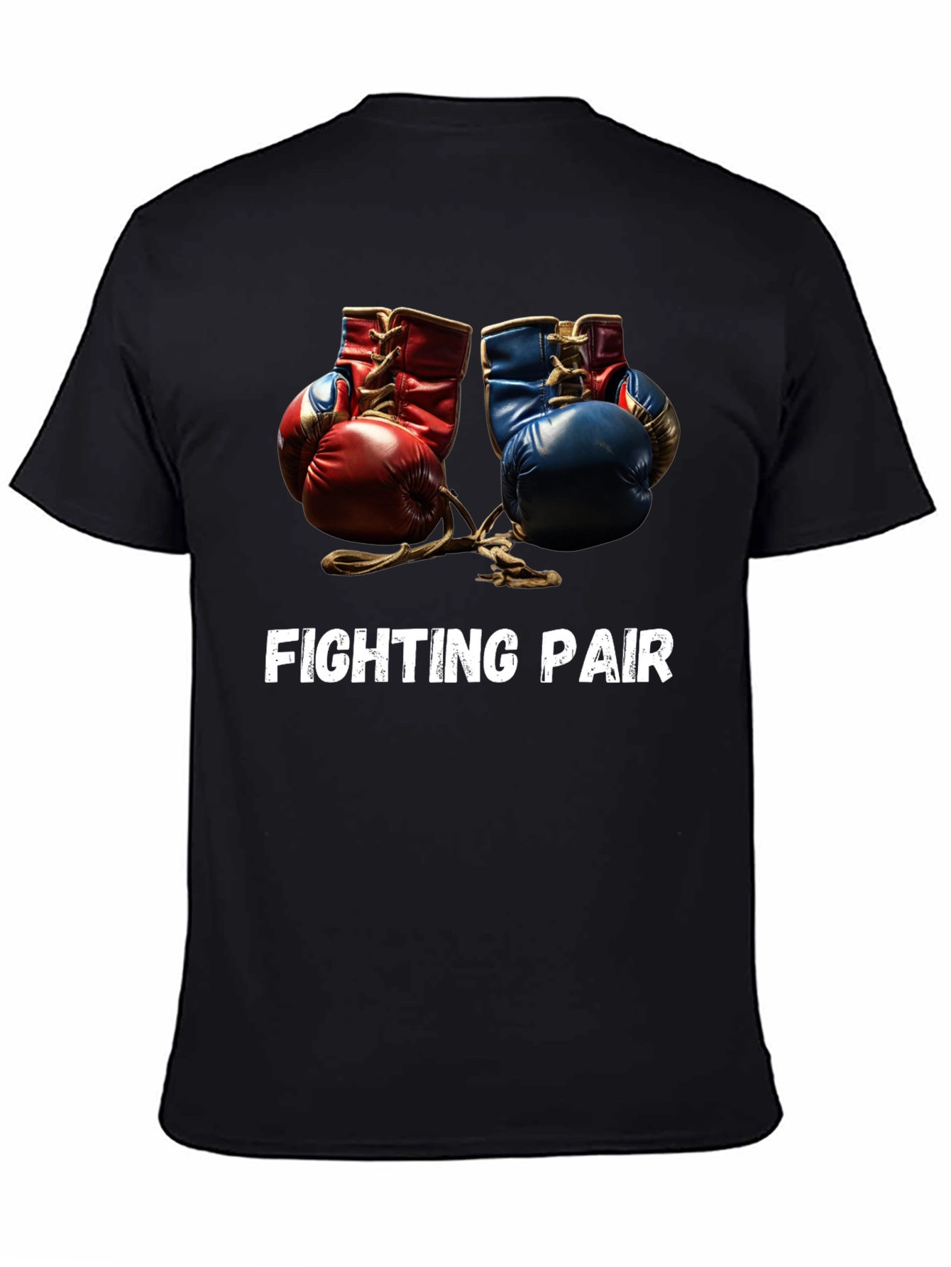Fighting Pair Boxing Gloves Graphic Tee