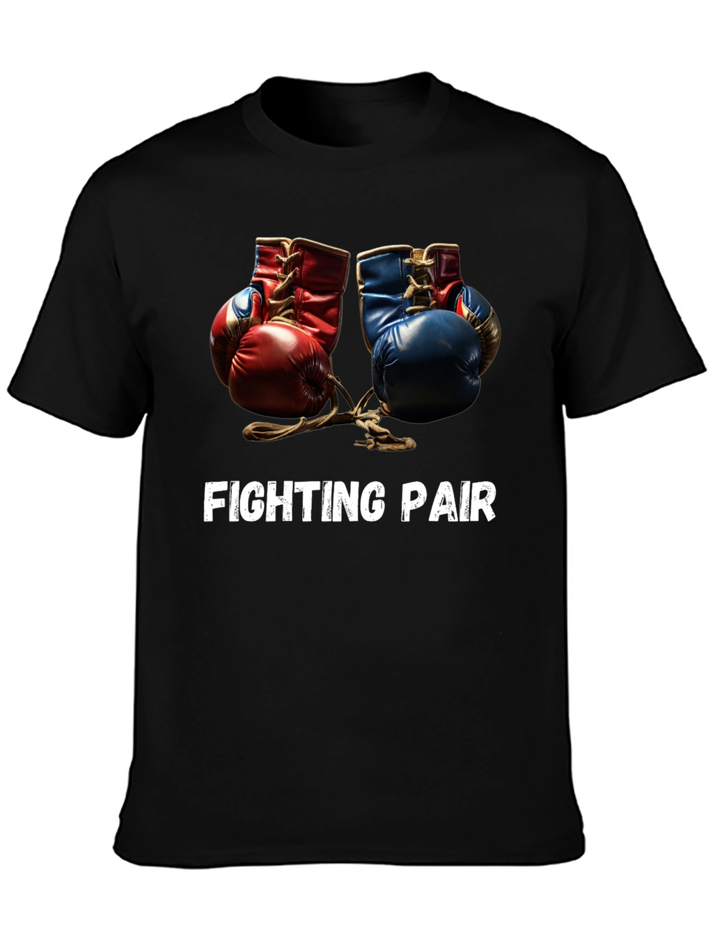 Fighting Pair Boxing Gloves Graphic Tee
