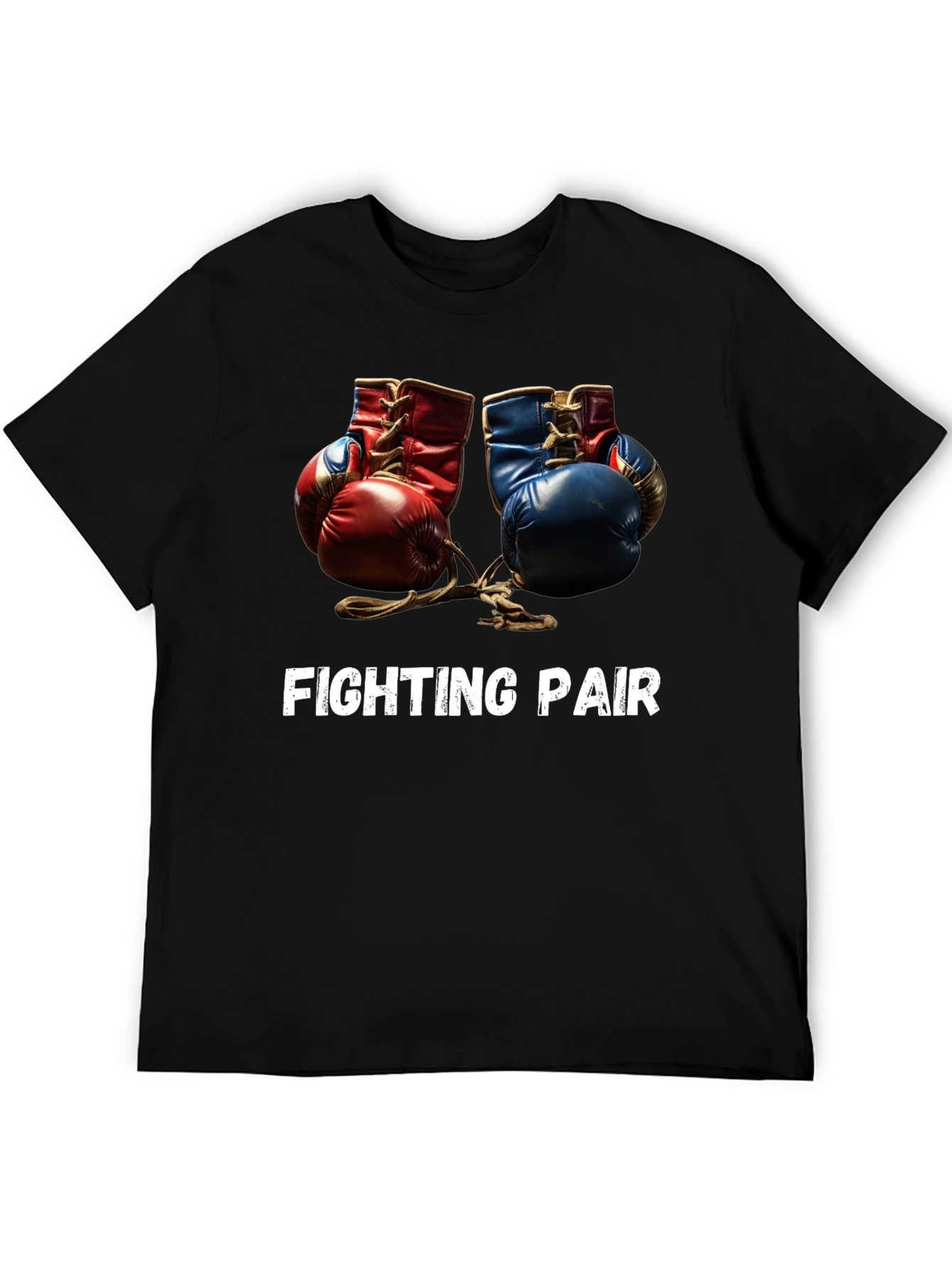 Fighting Pair Boxing Gloves Graphic Tee