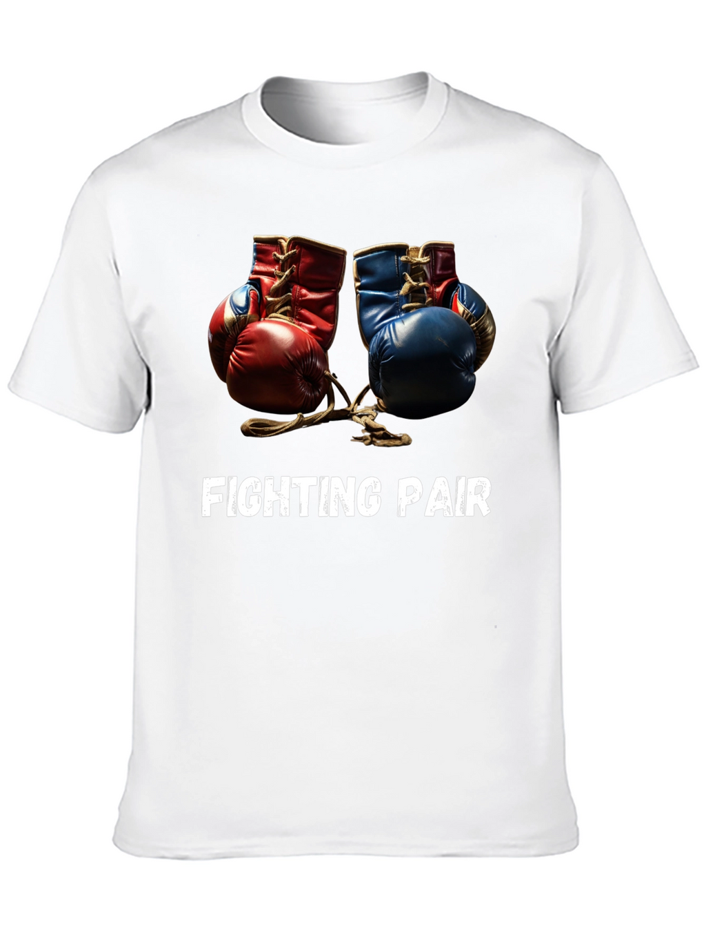 Fighting Pair Boxing Gloves Graphic Tee