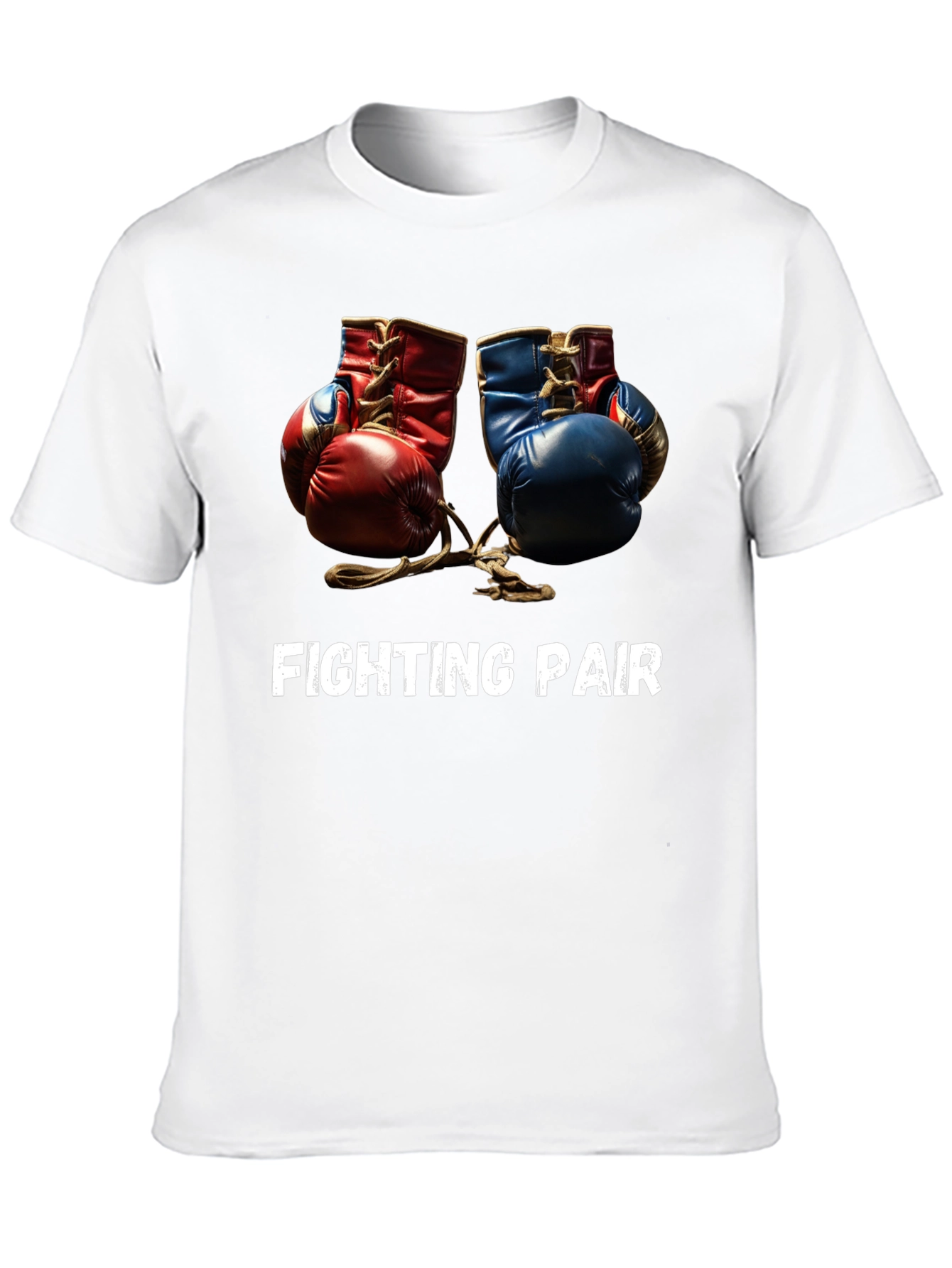 Fighting Pair Boxing Gloves Graphic Tee