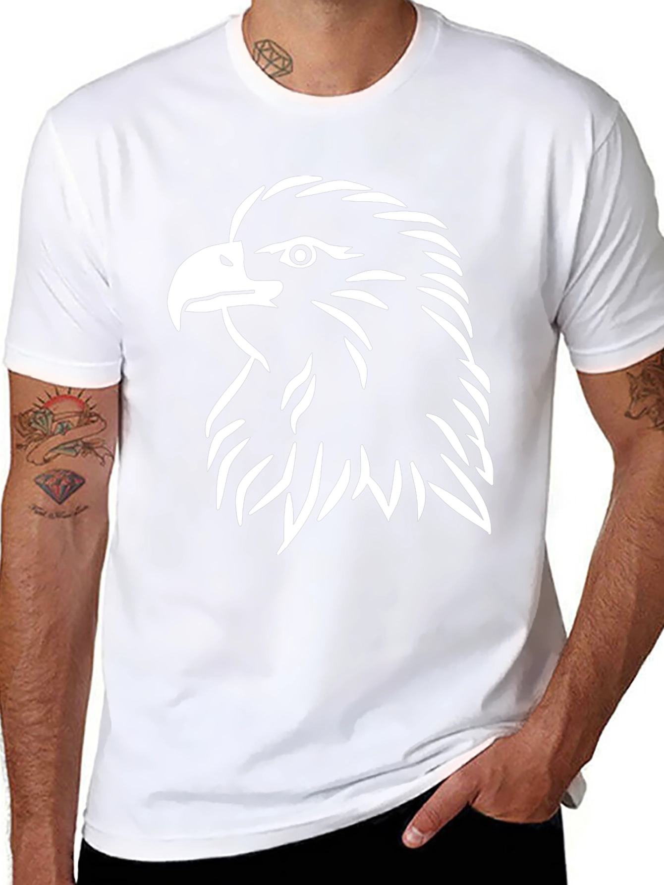 Eagle Graphic Black Tee