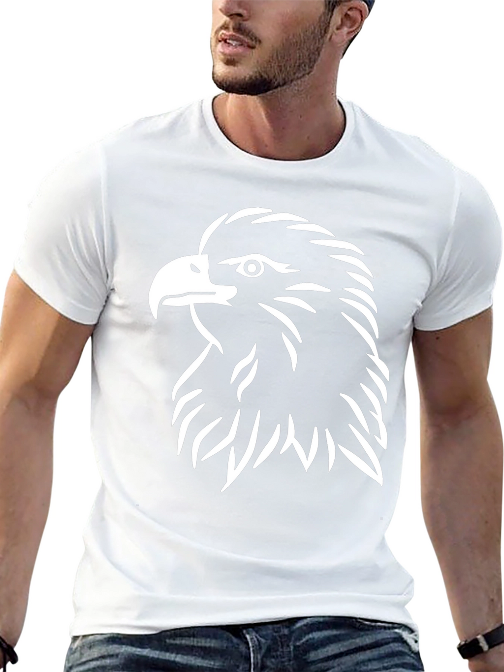 Eagle Graphic Black Tee