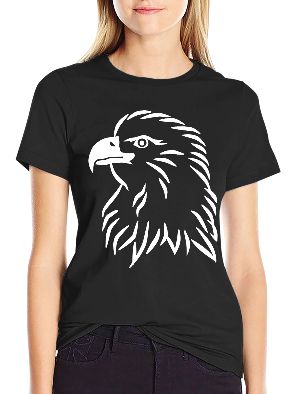 Eagle Graphic Black Tee
