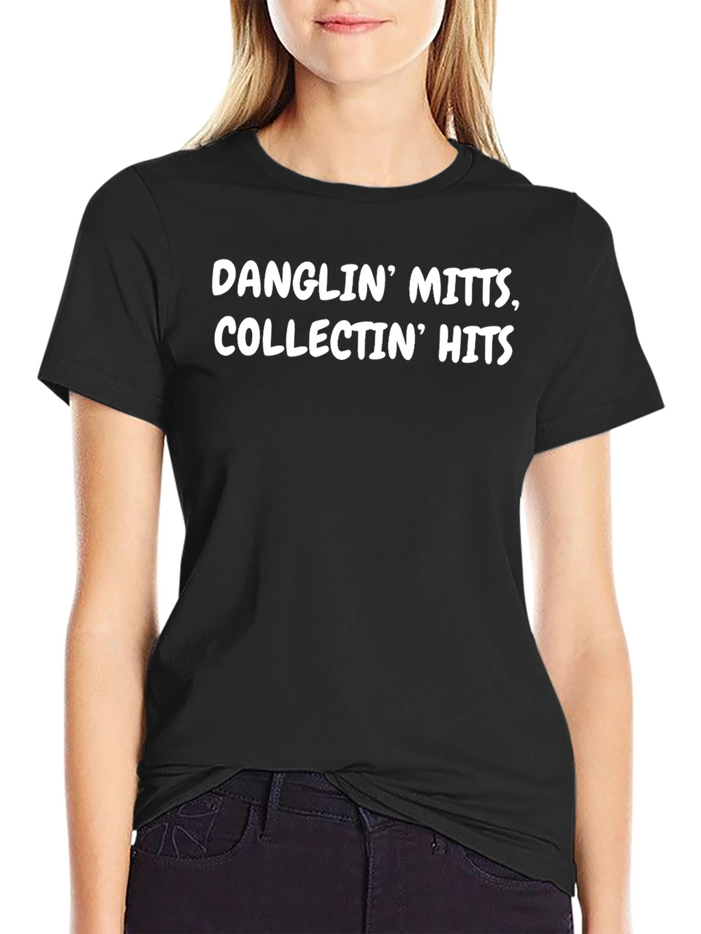 Dangling Mitts T-Shirt: Hockey Inspired Graphic Tee