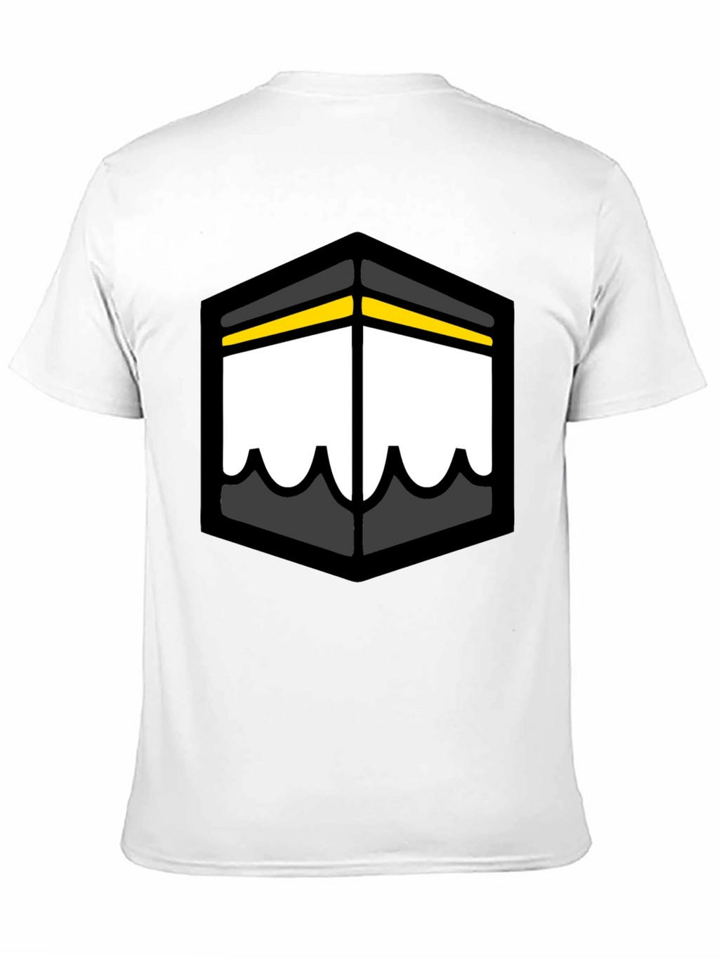 Kaaba Graphic Tee - Black Cotton T-Shirt