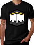 Kaaba Graphic Tee - Black Cotton T-Shirt