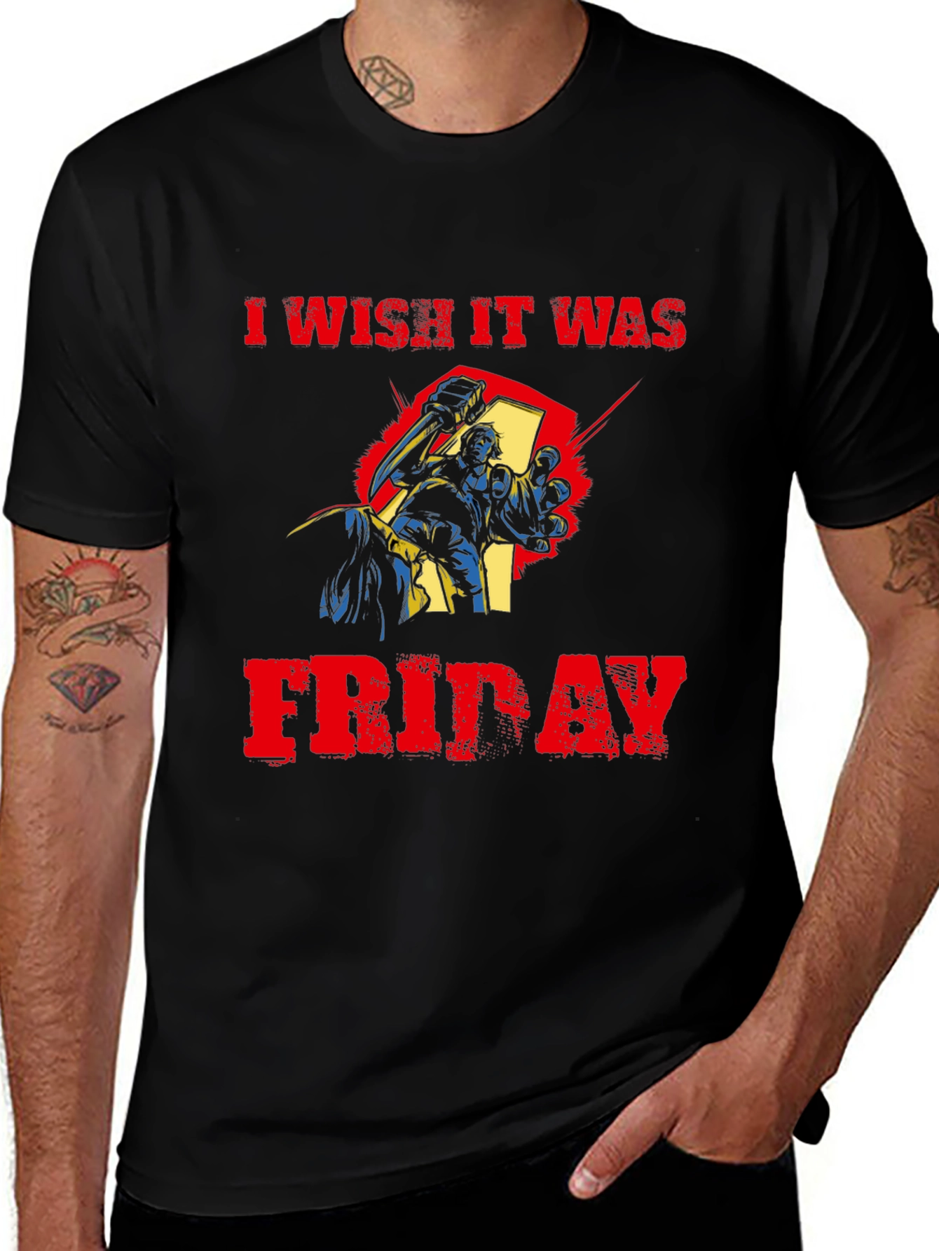 I Wish It Was Friday T-Shirt - Graphic Tee