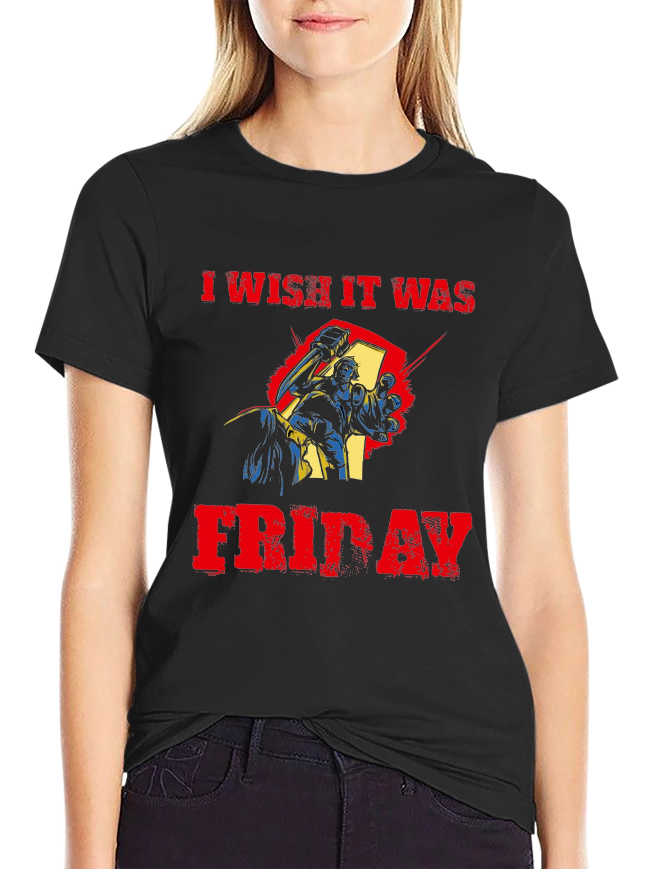 I Wish It Was Friday T-Shirt - Graphic Tee