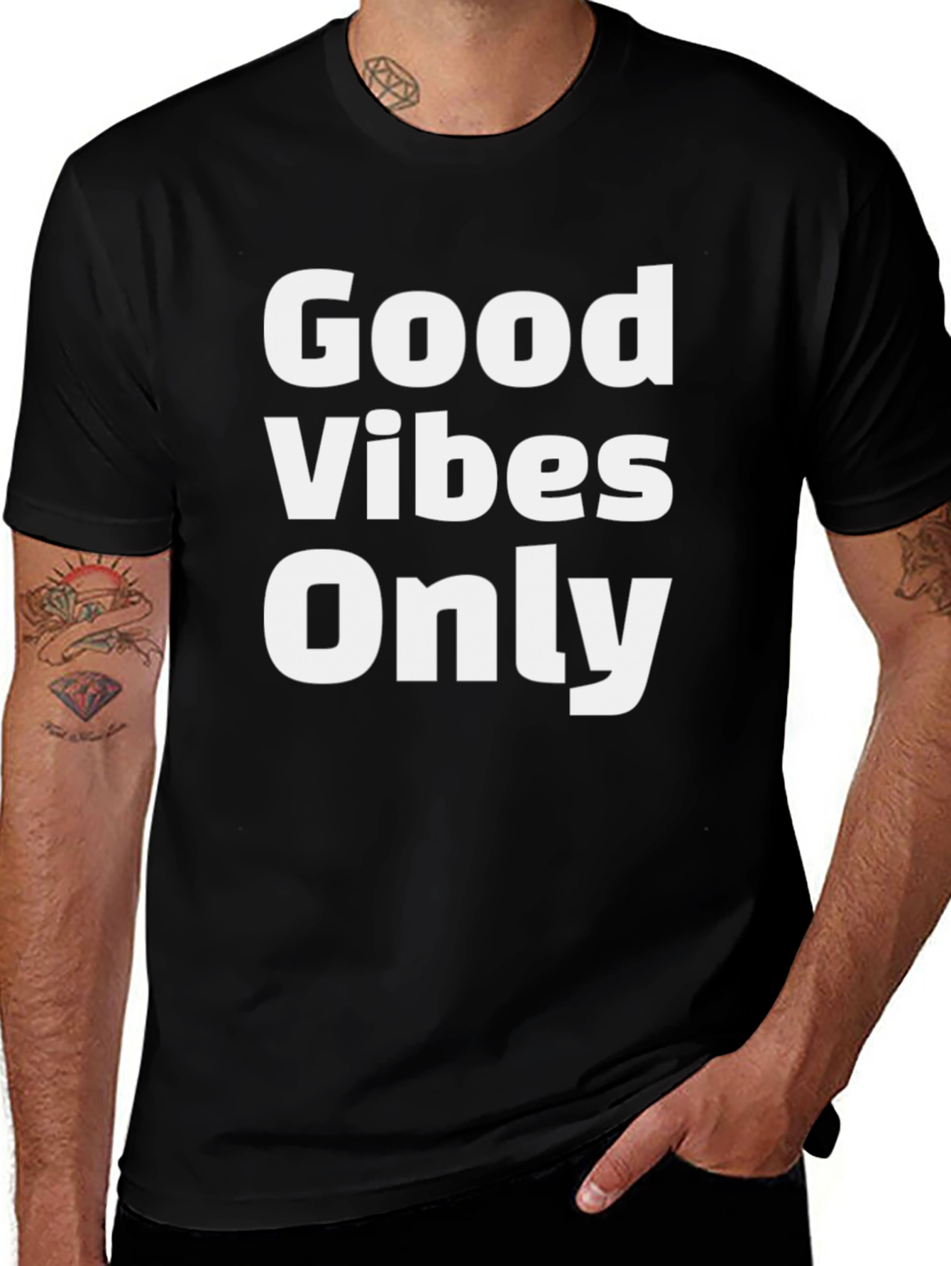 Good Vibes Only Graphic Tee - Stylish Casual Wear