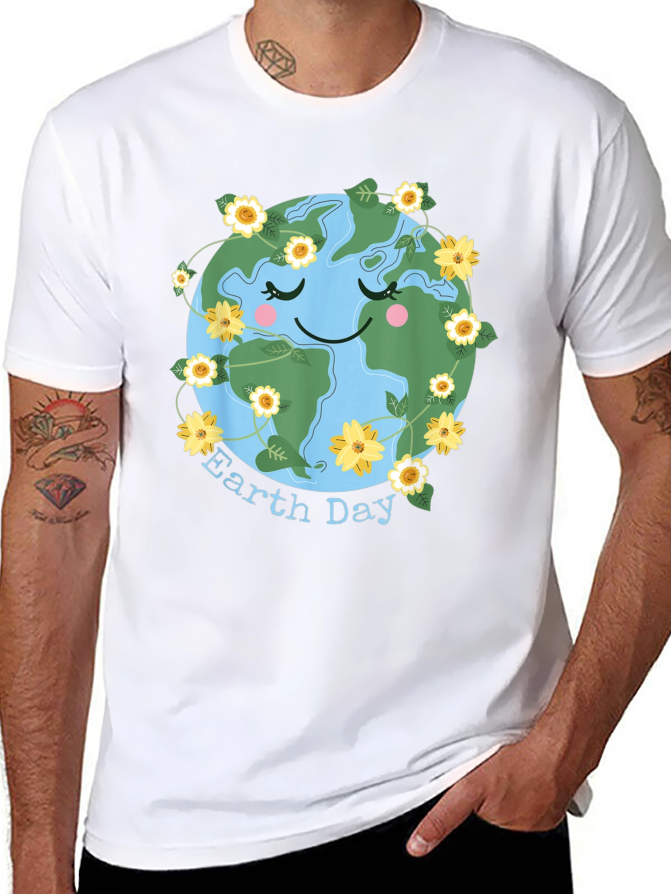Earth Day T-Shirt Cute Planet Graphic Tee