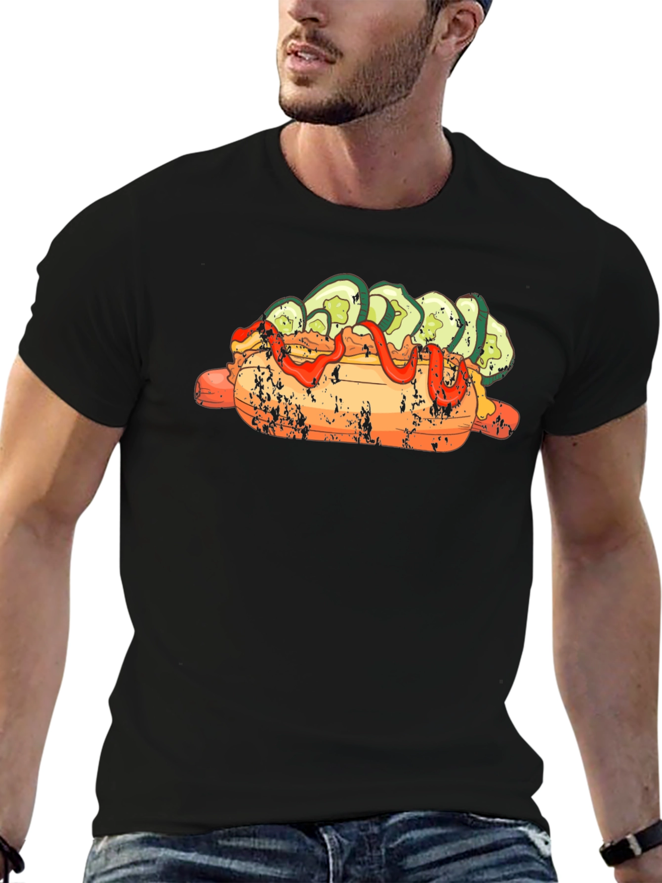 Hot Dog Graphic T-Shirt