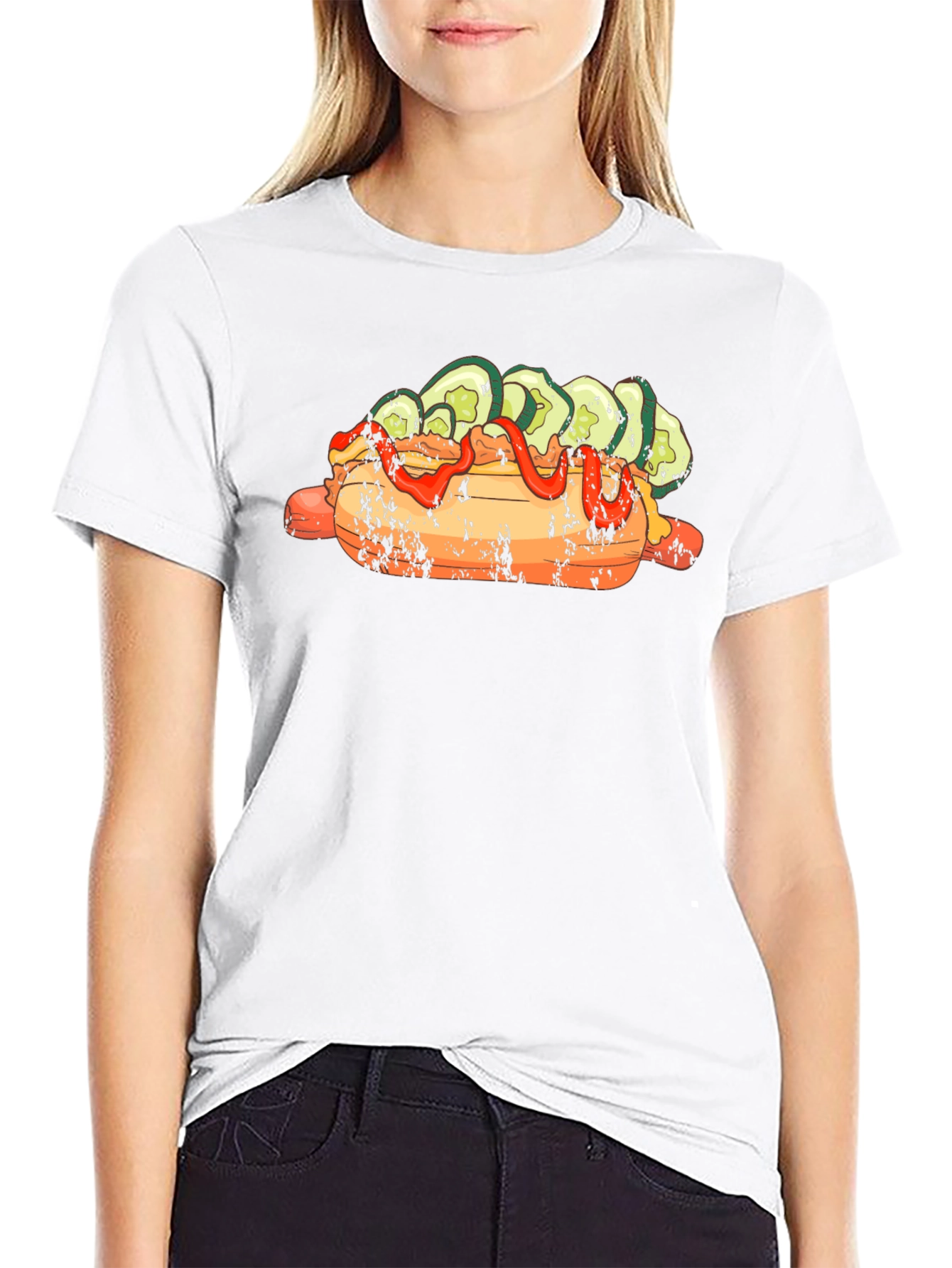 Hot Dog Graphic T-Shirt