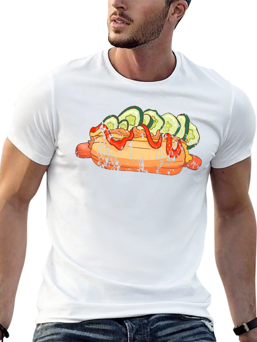 Hot Dog Graphic T-Shirt