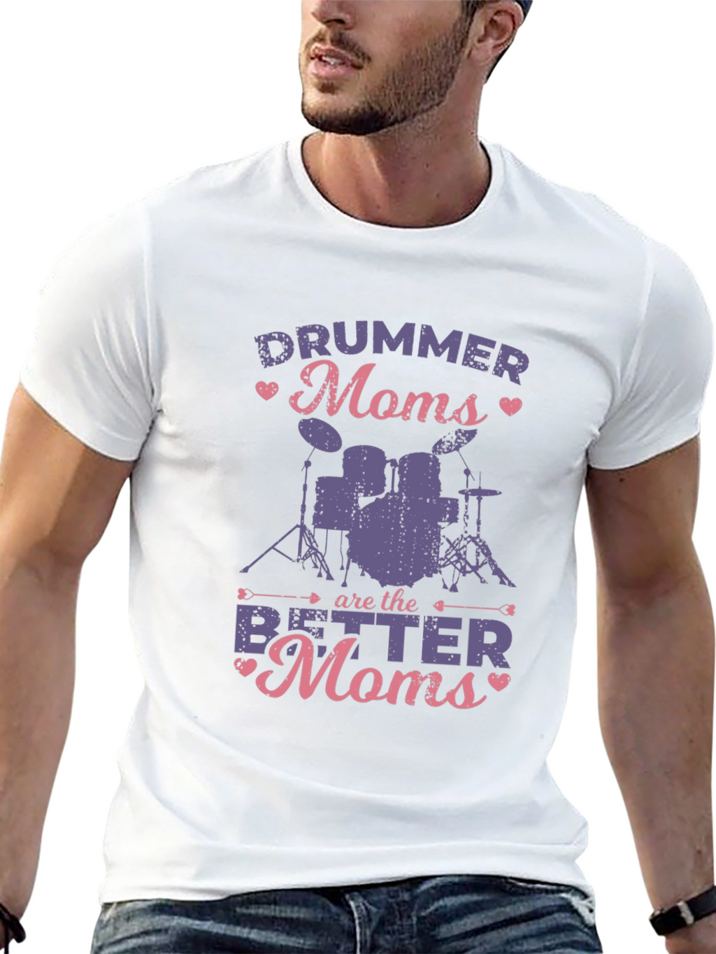 Drummer Moms T-Shirt - Best Mom Ever!
