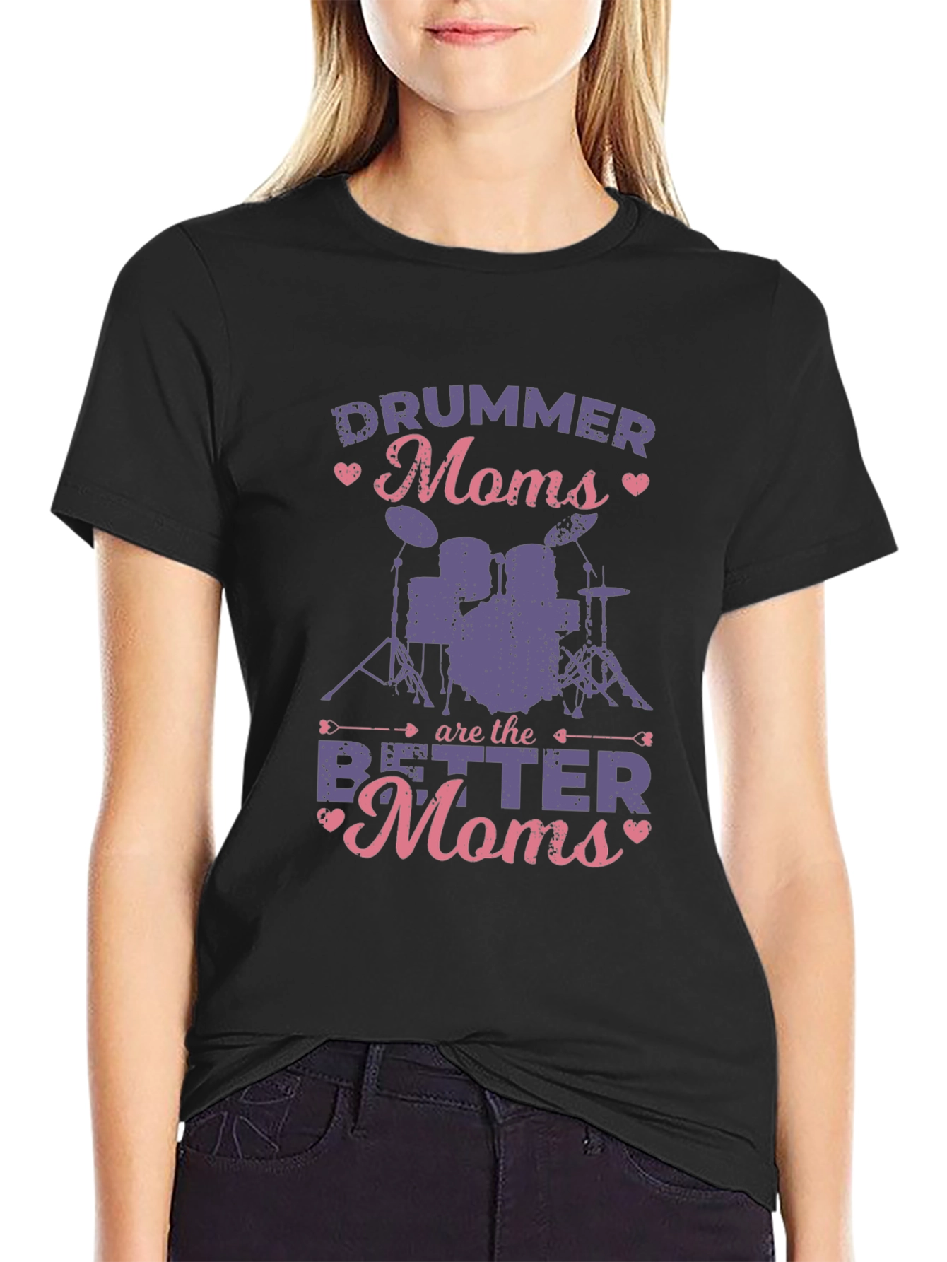 Drummer Moms T-Shirt - Best Mom Ever!