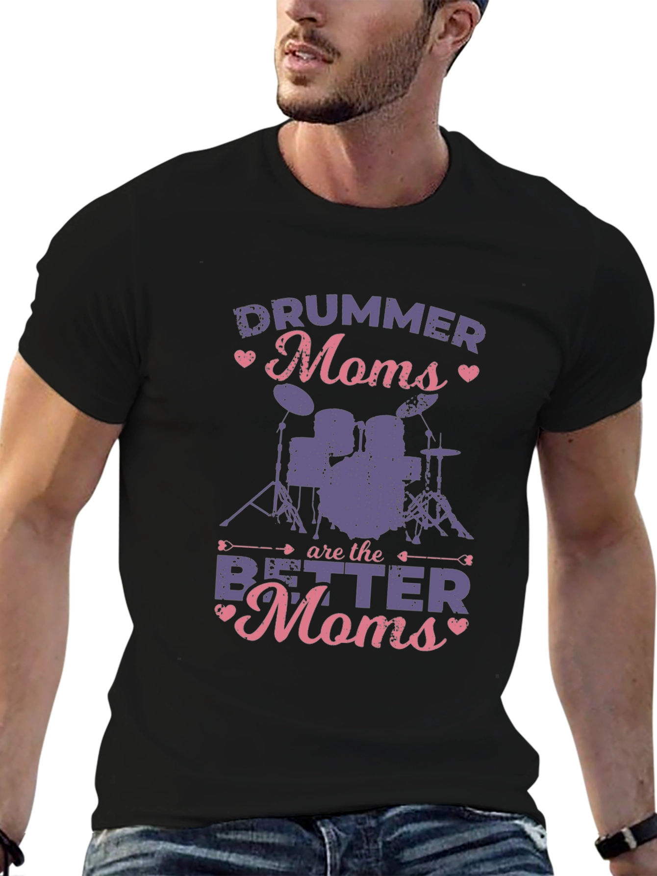 Drummer Moms T-Shirt - Best Mom Ever!