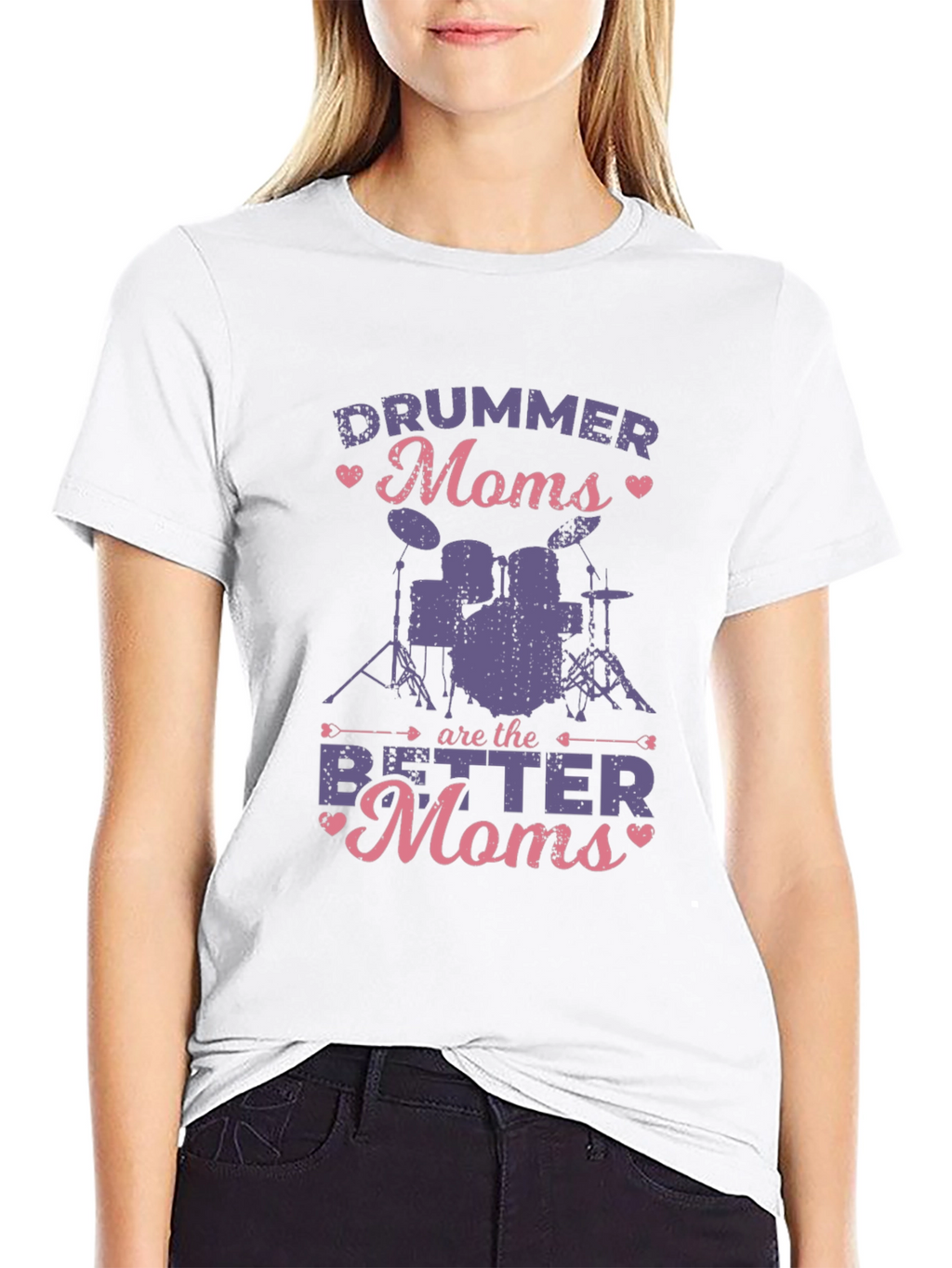 Drummer Moms T-Shirt - Best Mom Ever!