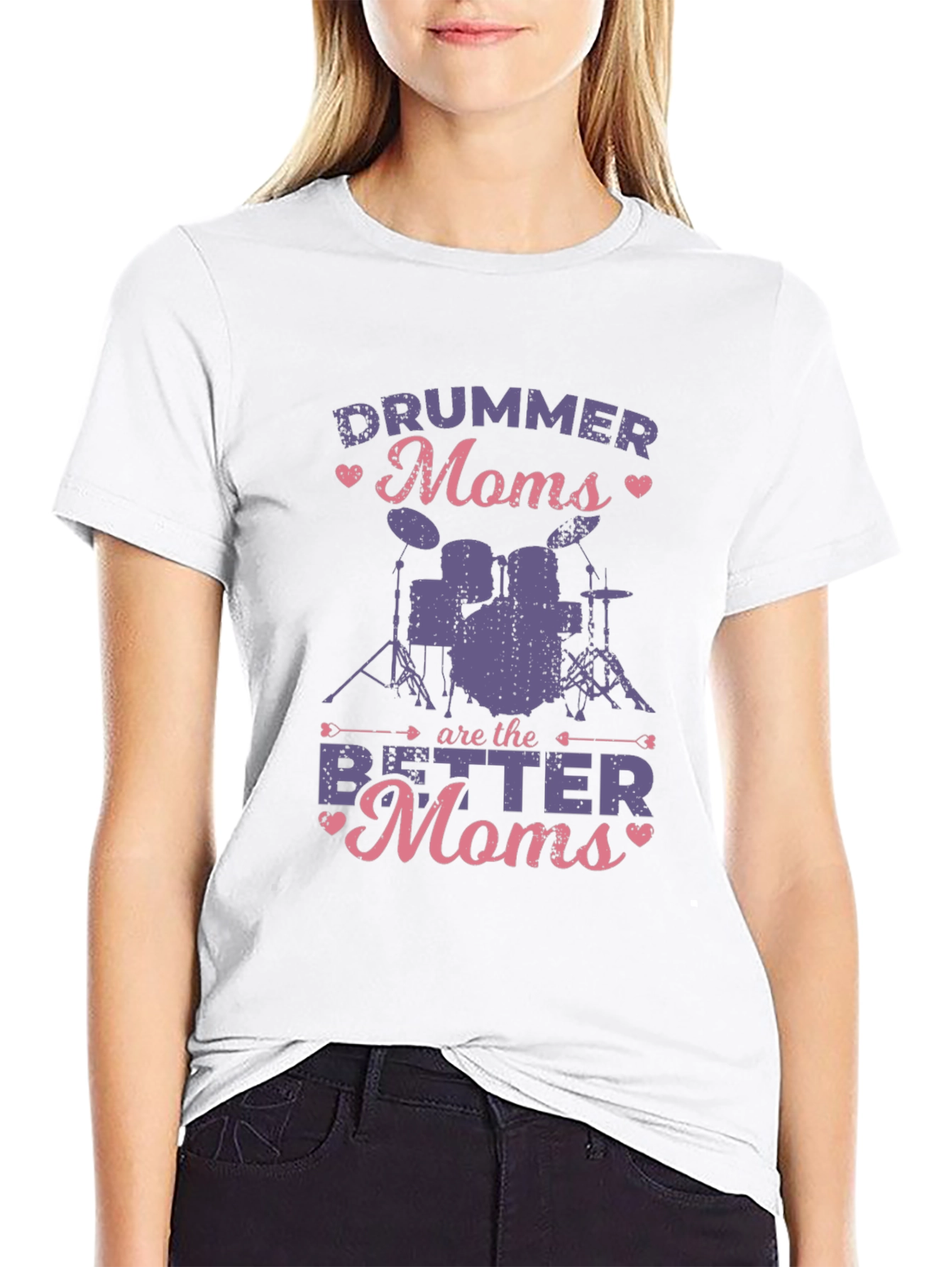 Drummer Moms T-Shirt - Best Mom Ever!