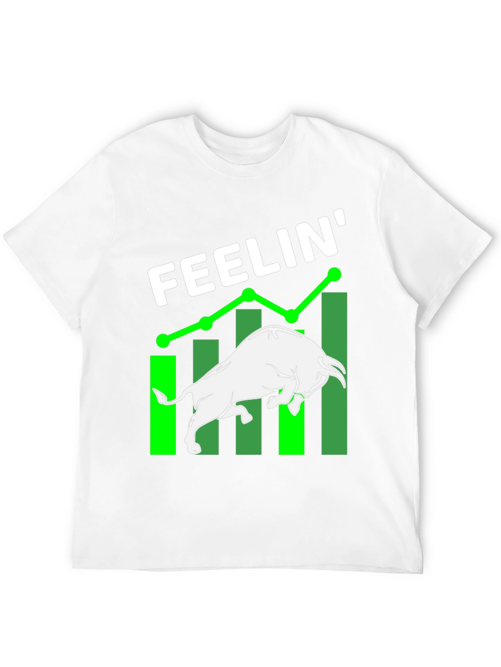 Feelin Bullish Black Graphic Tee