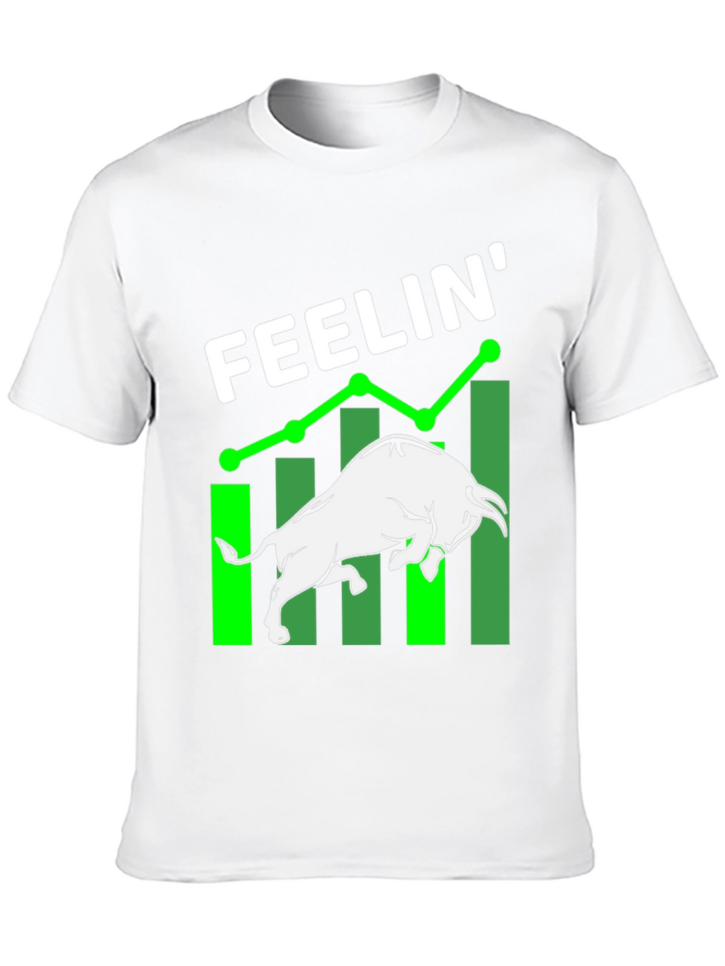 Feelin Bullish Black Graphic Tee