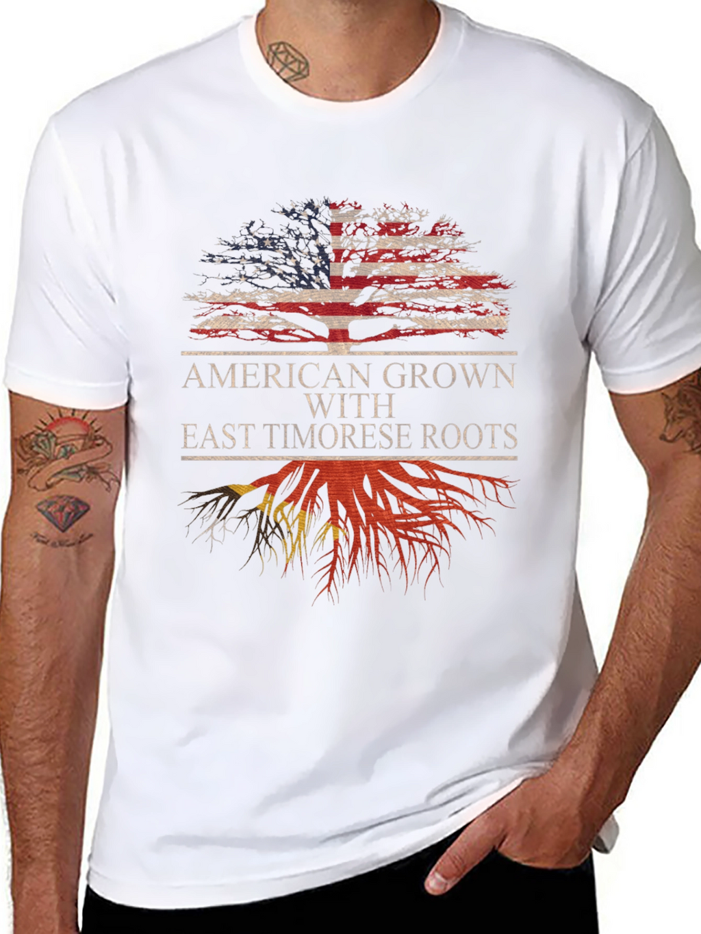 American Grown East Timorese Roots T-Shirt