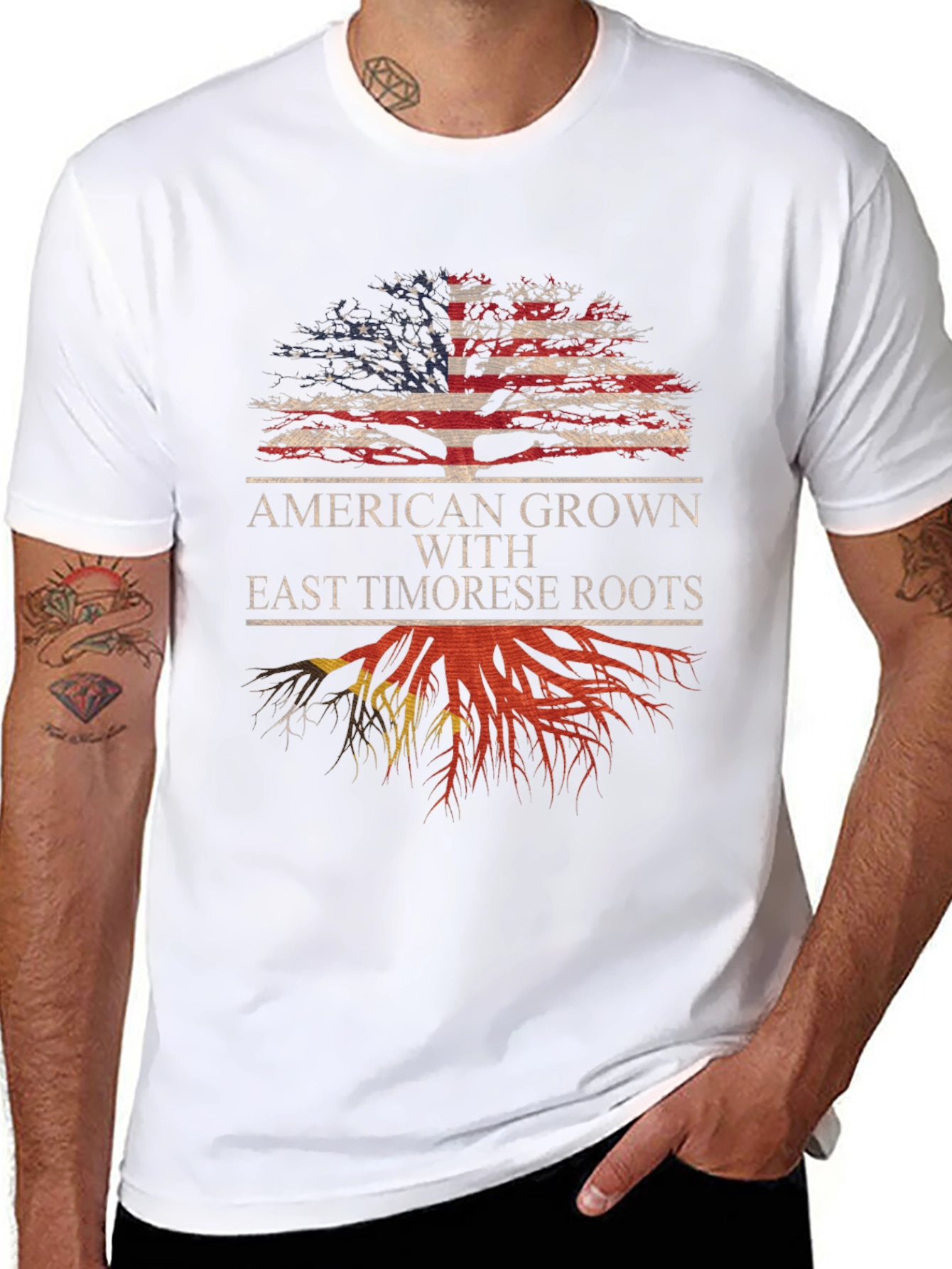 American Grown East Timorese Roots T-Shirt