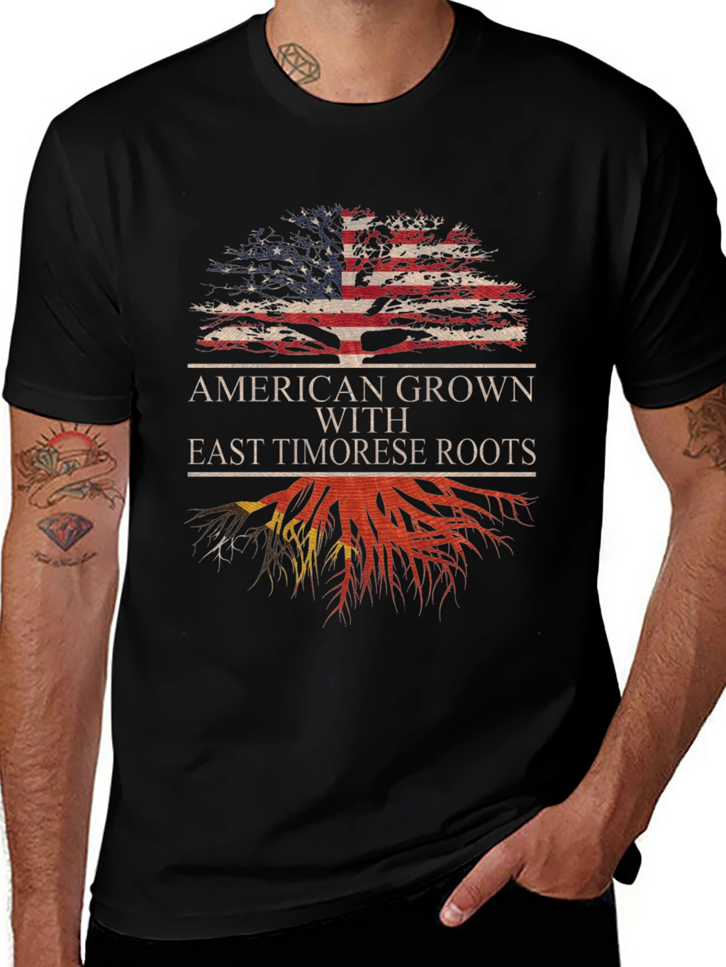 American Grown East Timorese Roots T-Shirt