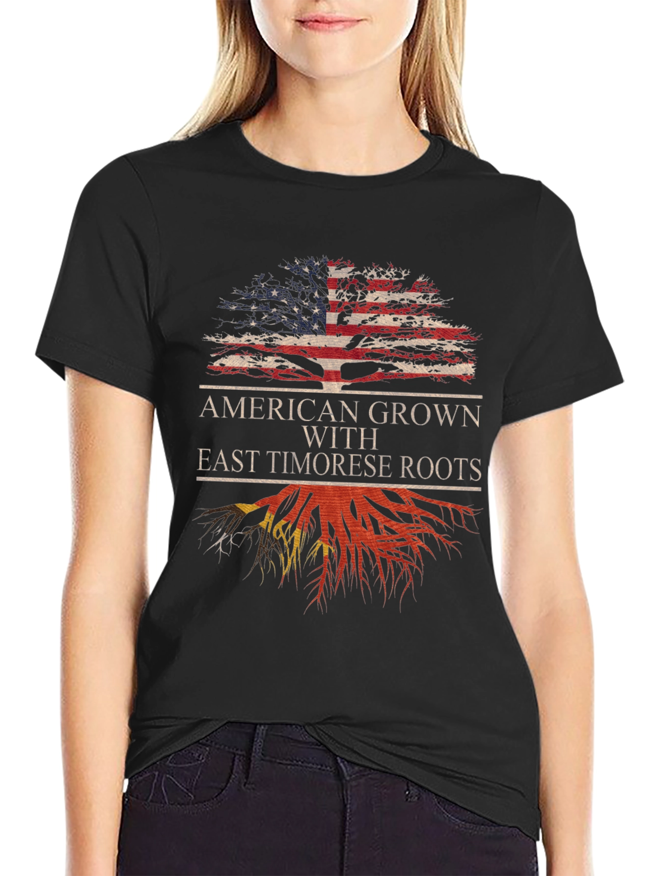 American Grown East Timorese Roots T-Shirt