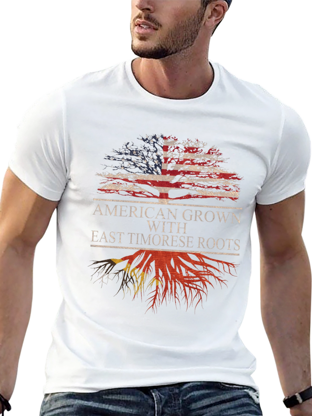 American Grown East Timorese Roots T-Shirt