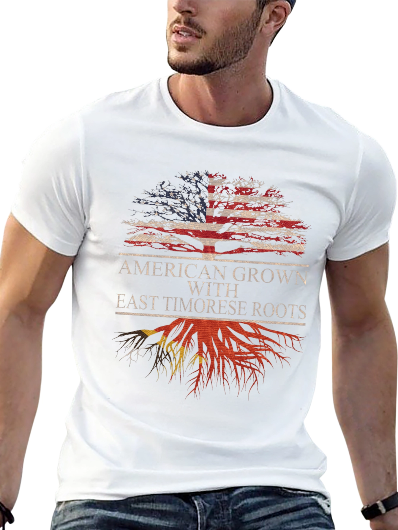 American Grown East Timorese Roots T-Shirt