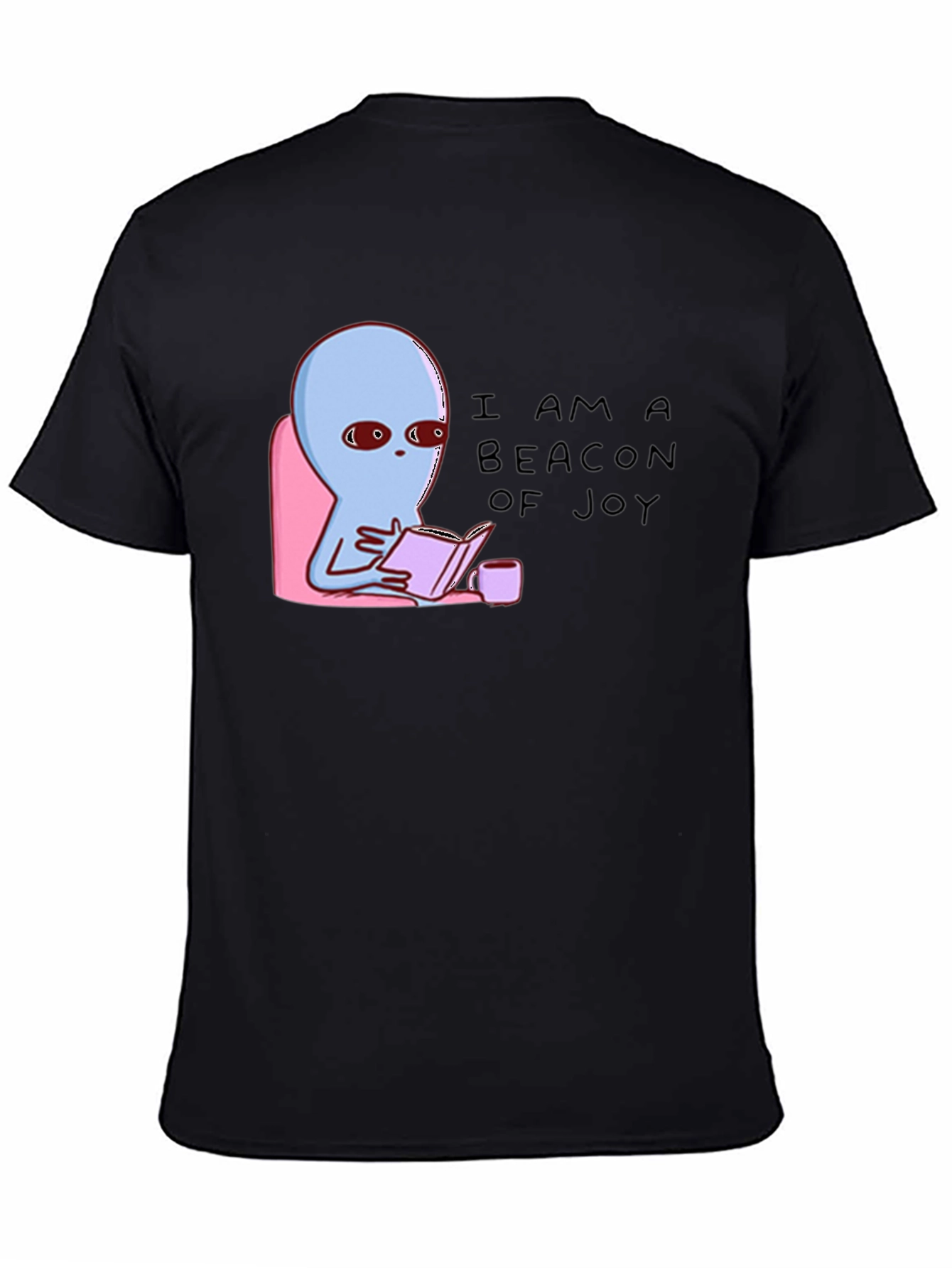 Beacon of Joy Alien Reading T-Shirt