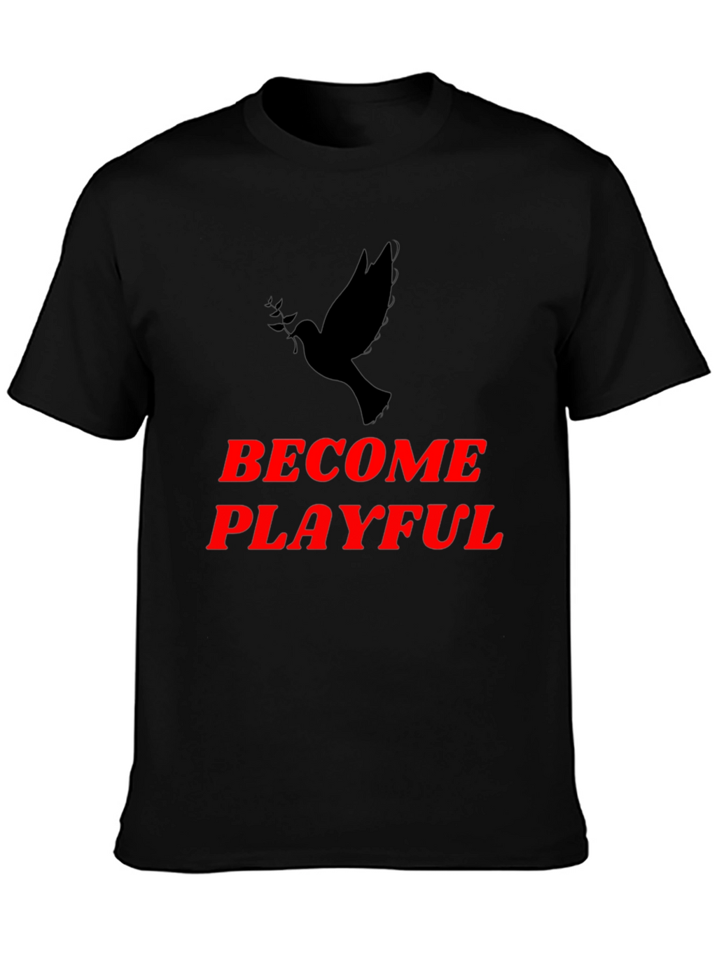 Become Playful Graphic T-Shirt - Black