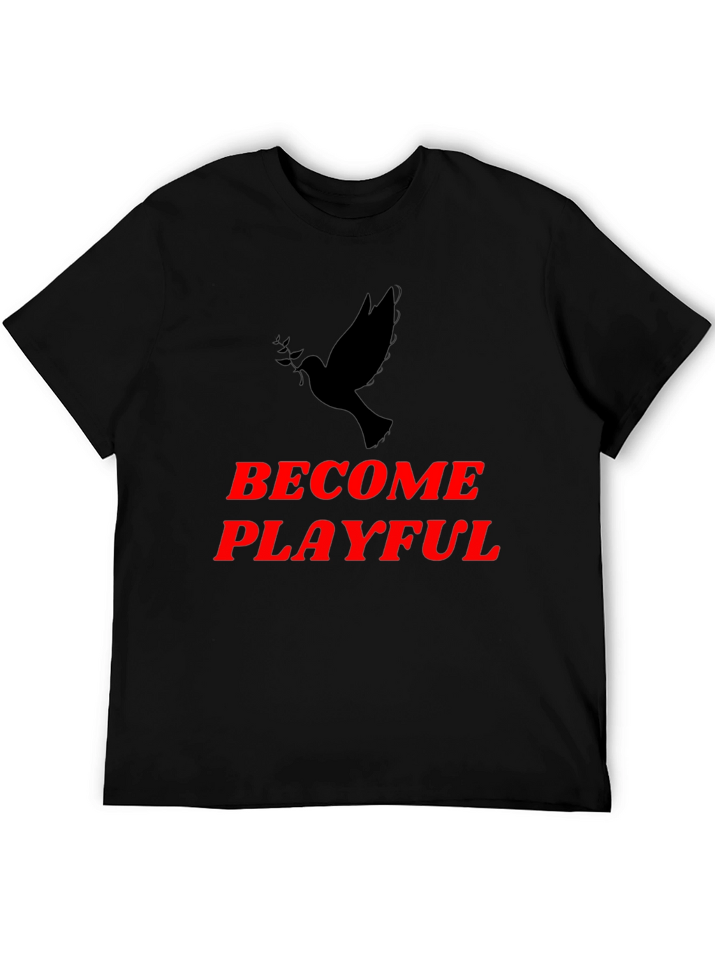 Become Playful Graphic T-Shirt - Black