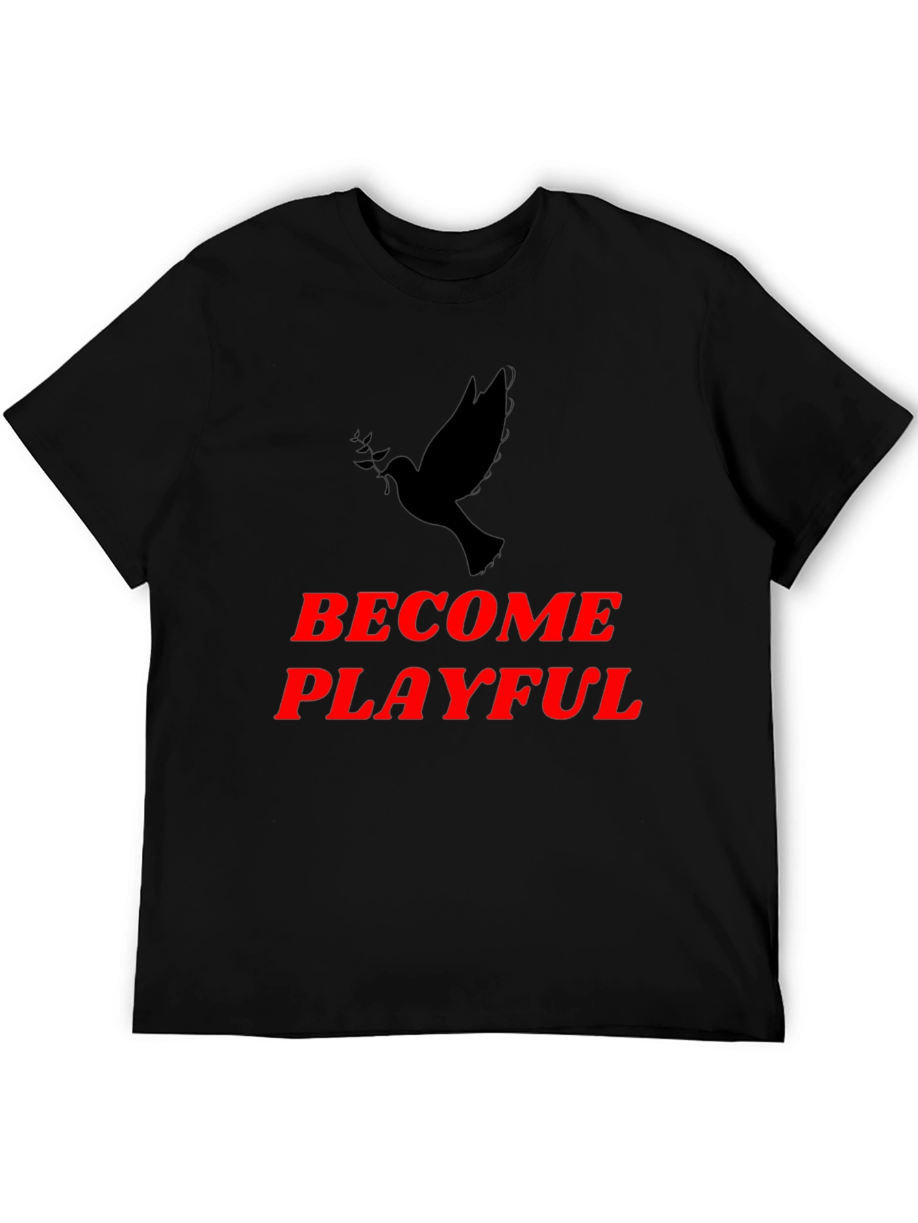 Become Playful Graphic T-Shirt - Black