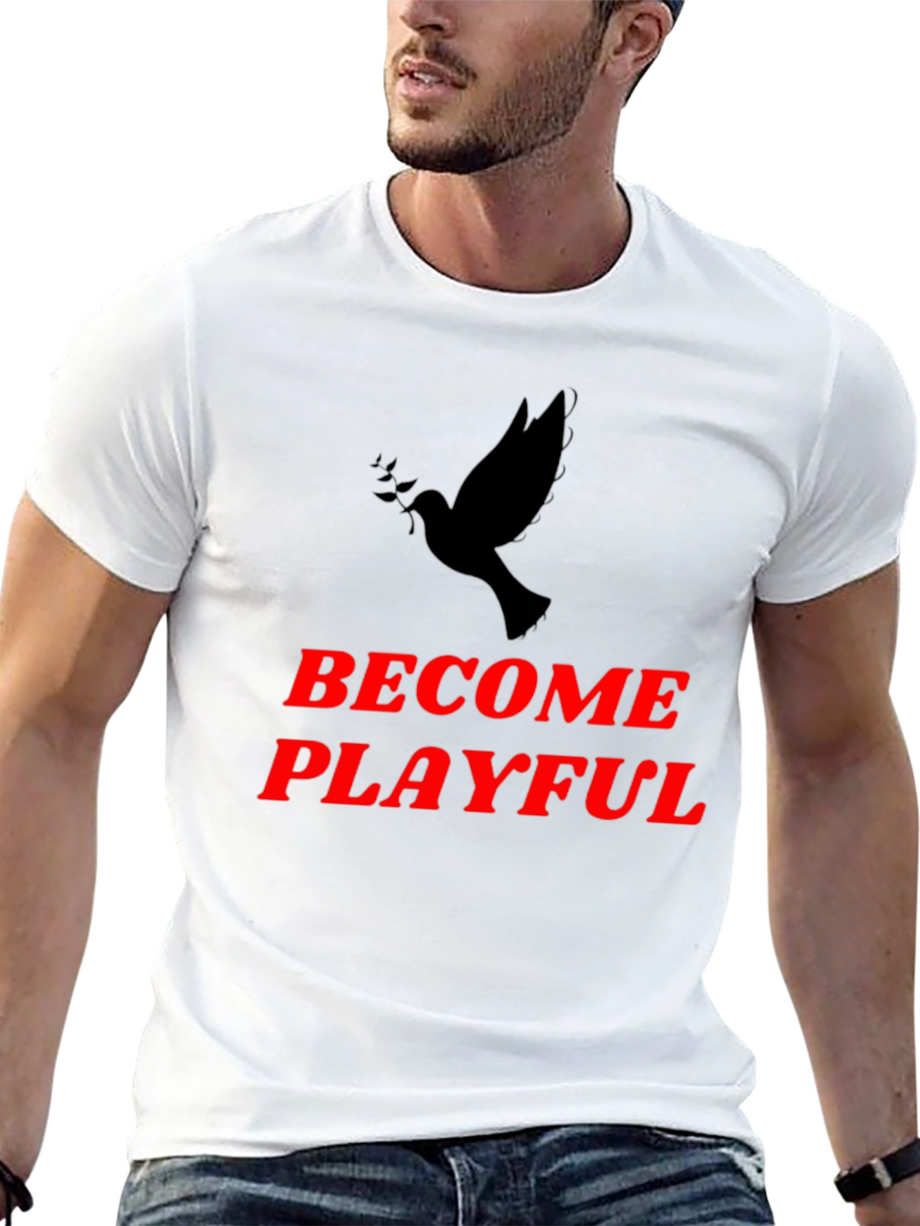 Become Playful Graphic T-Shirt - Black
