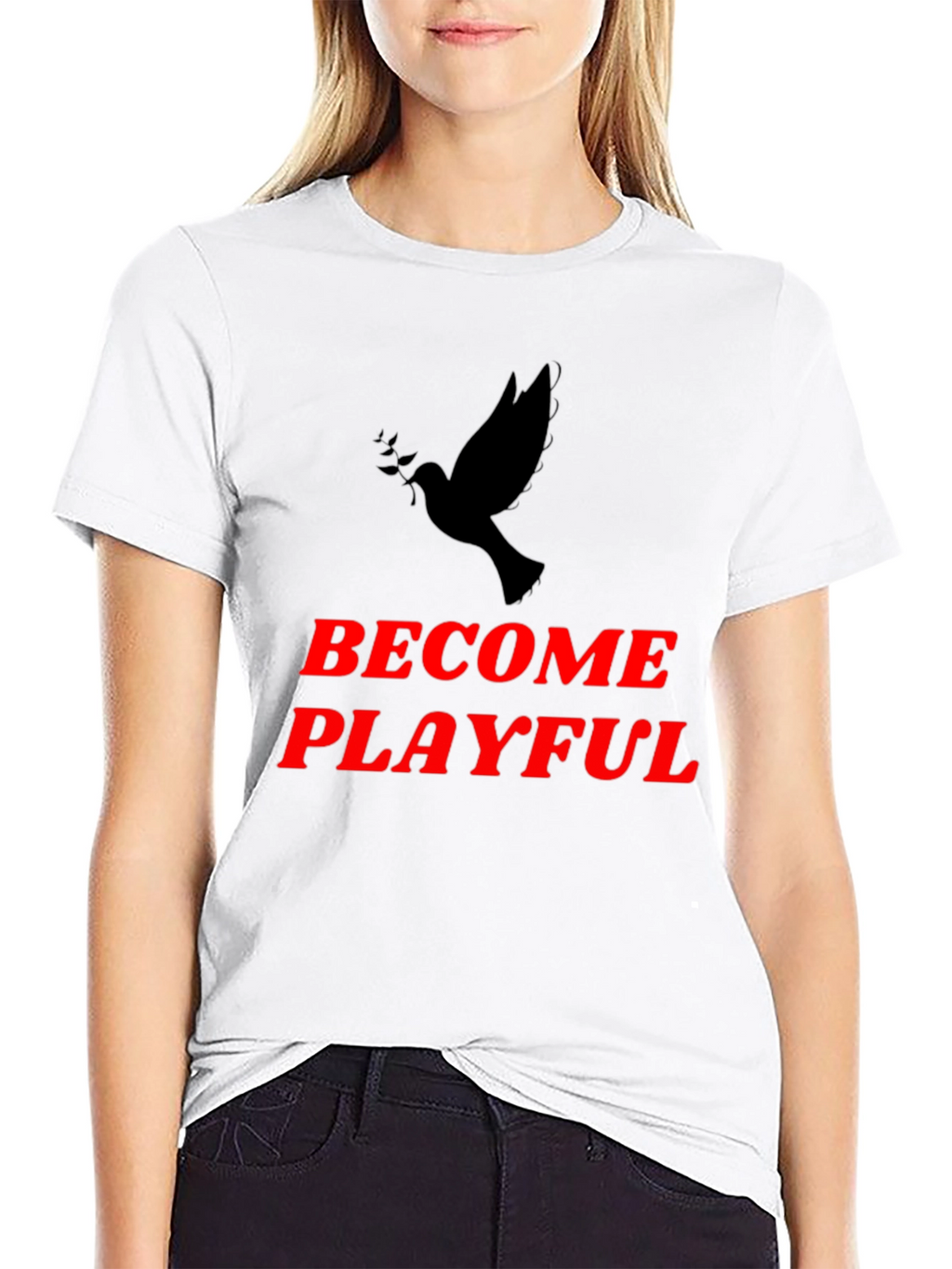 Become Playful Graphic T-Shirt - Black