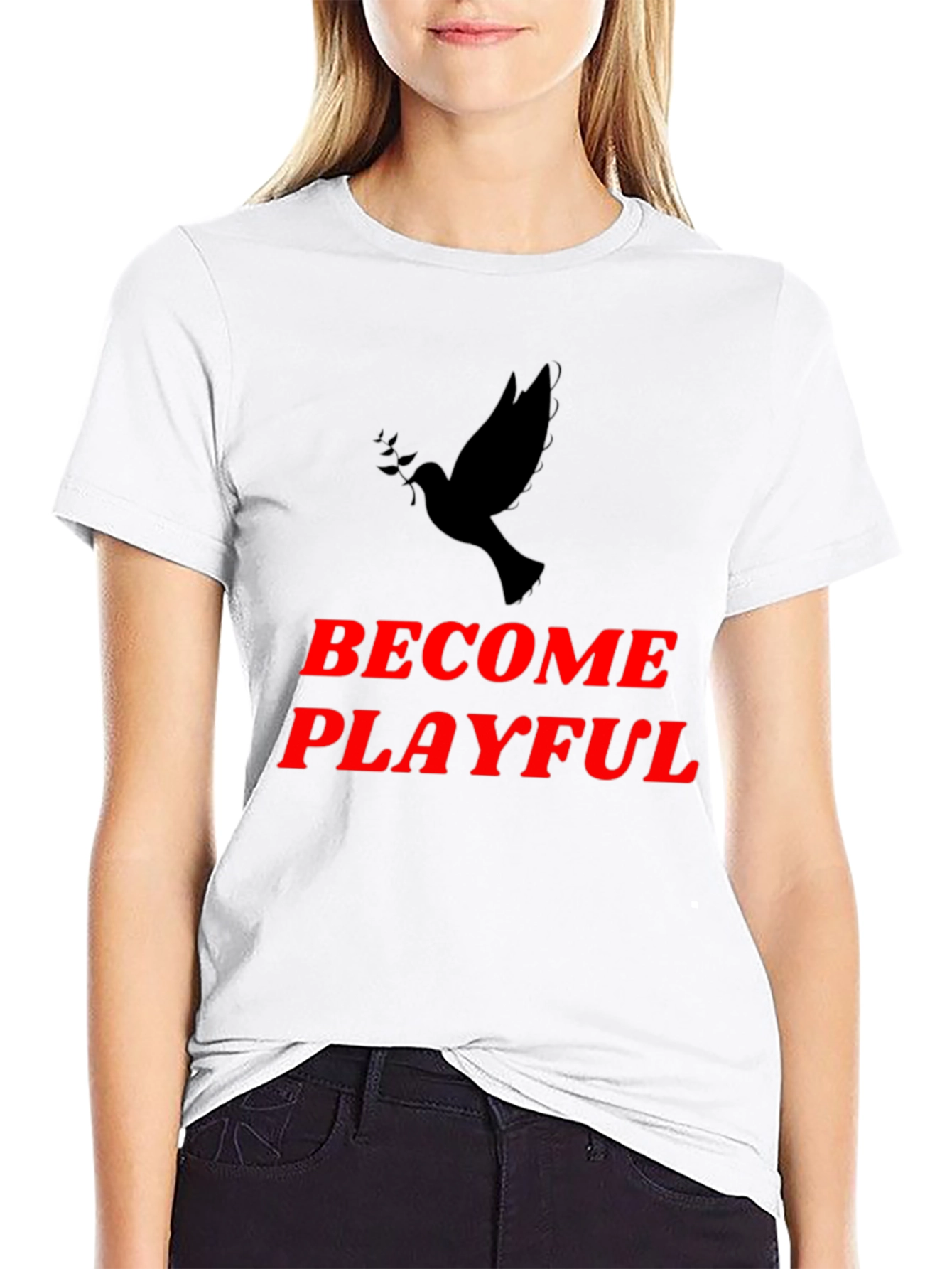 Become Playful Graphic T-Shirt - Black