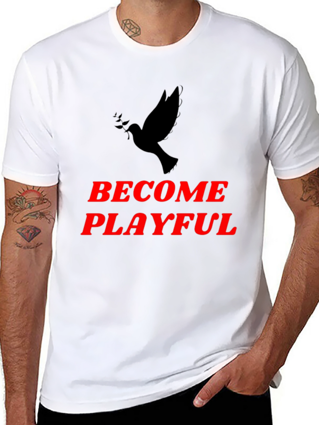Become Playful Graphic T-Shirt - Black