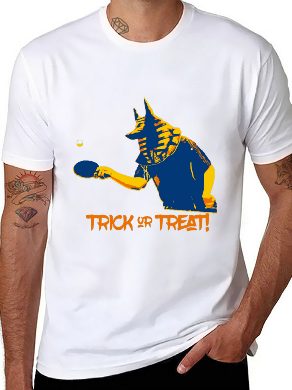 Anubis Trick or Treat Halloween T-Shirt