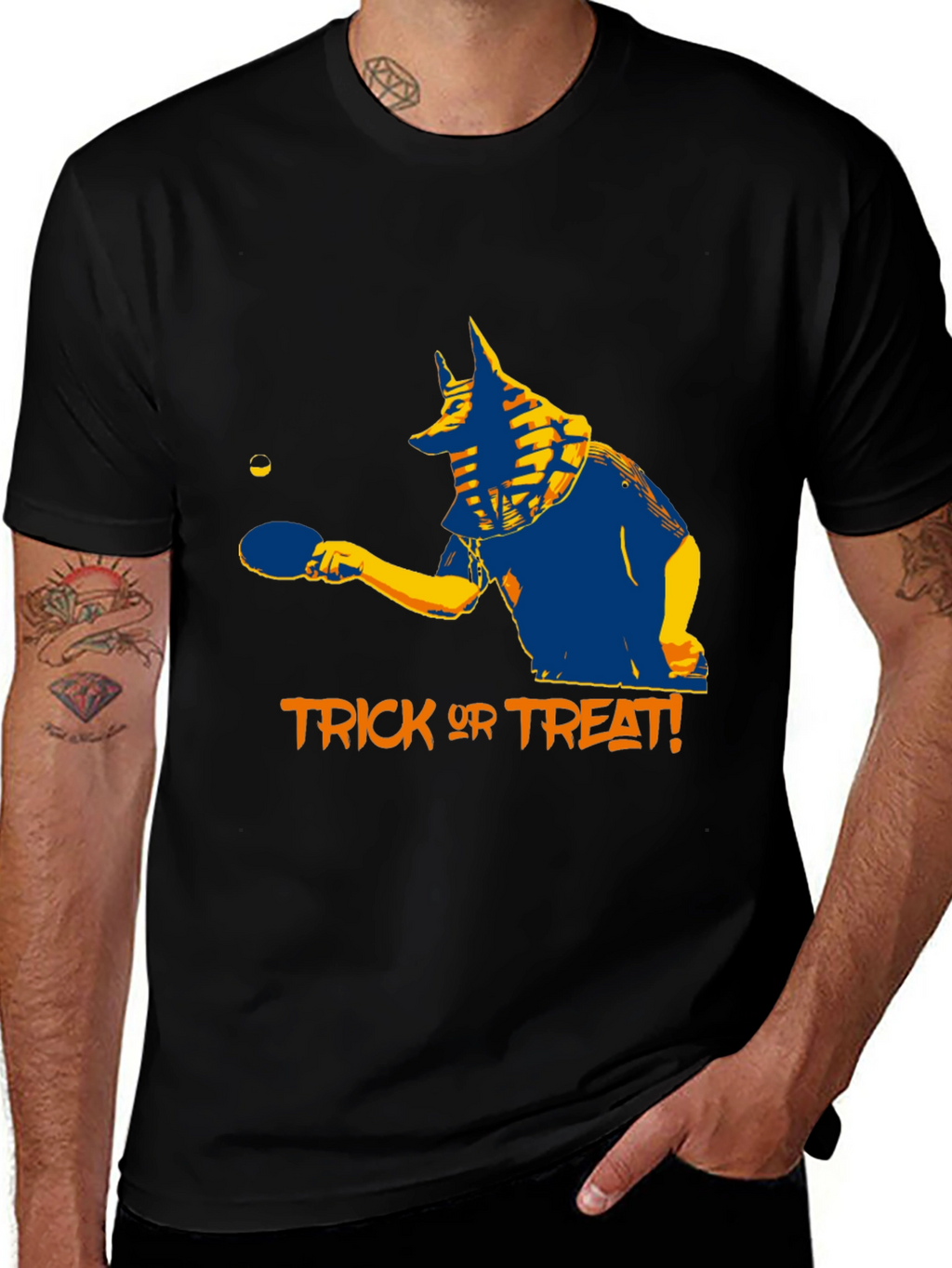 Anubis Trick or Treat Halloween T-Shirt