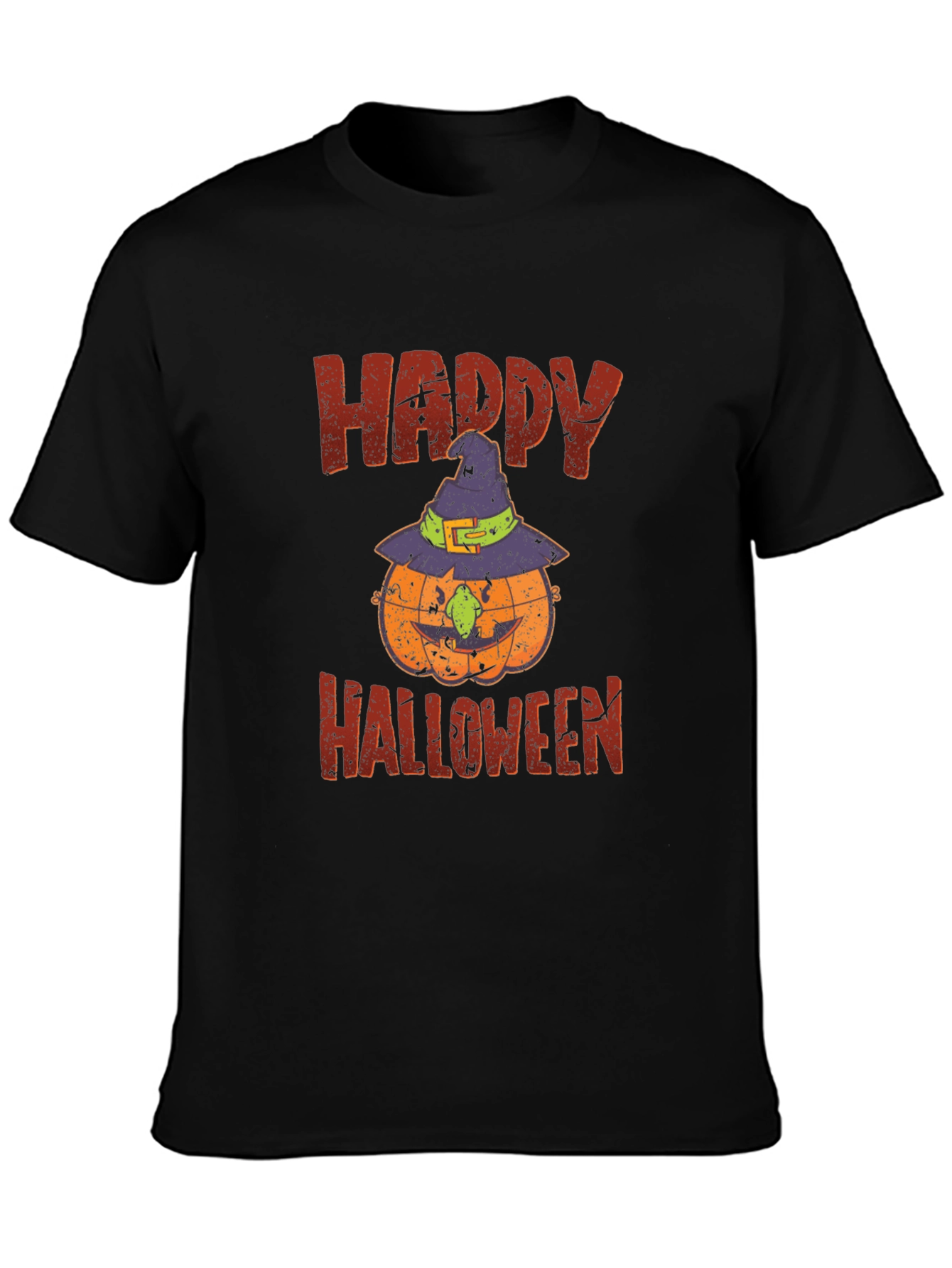 Happy Halloween Pumpkin T-Shirt - Spooky Season Tee