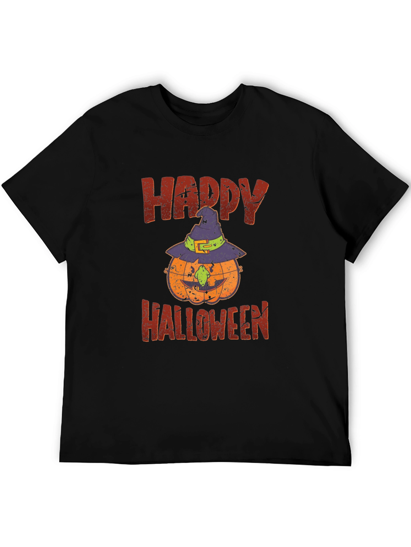 Happy Halloween Pumpkin T-Shirt - Spooky Season Tee