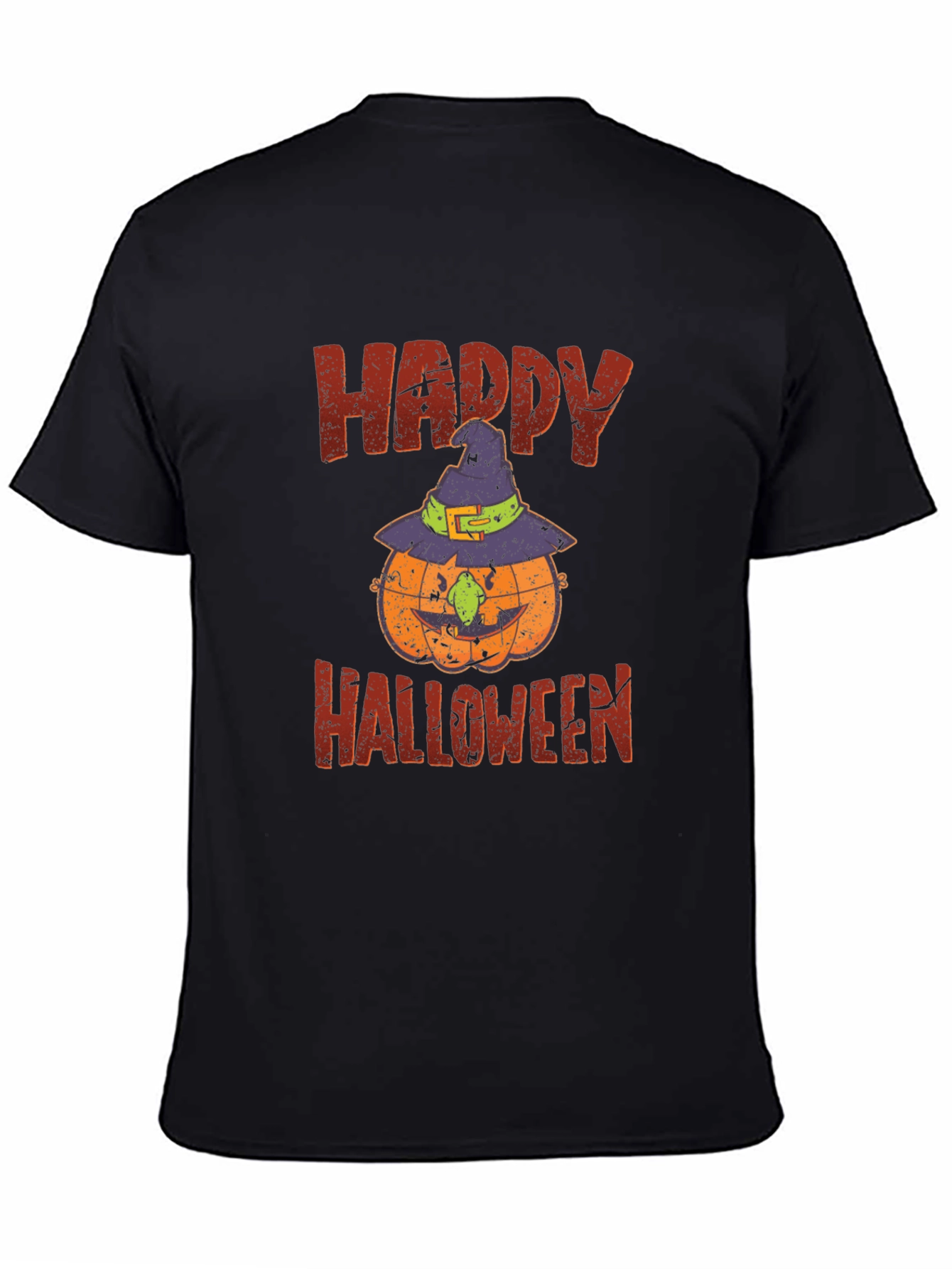 Happy Halloween Pumpkin T-Shirt - Spooky Season Tee