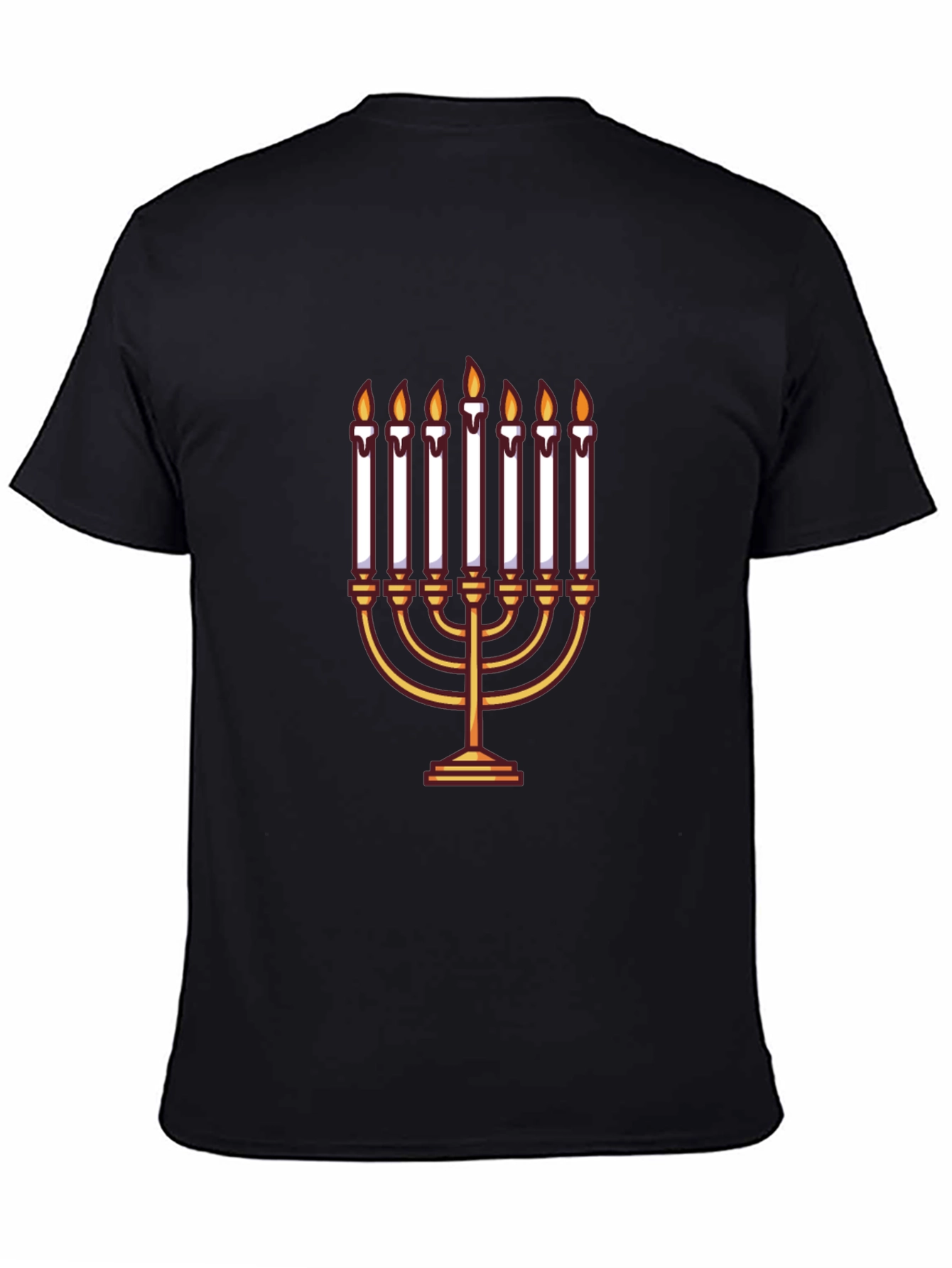 Hanukkah Menorah T-Shirt - Celebrate the Festival of Lights