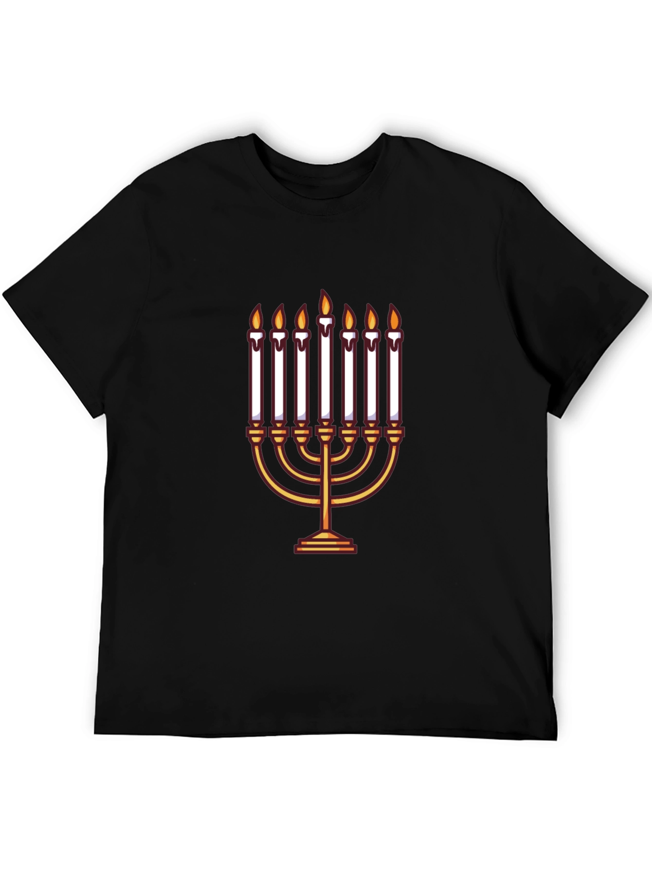 Hanukkah Menorah T-Shirt - Celebrate the Festival of Lights