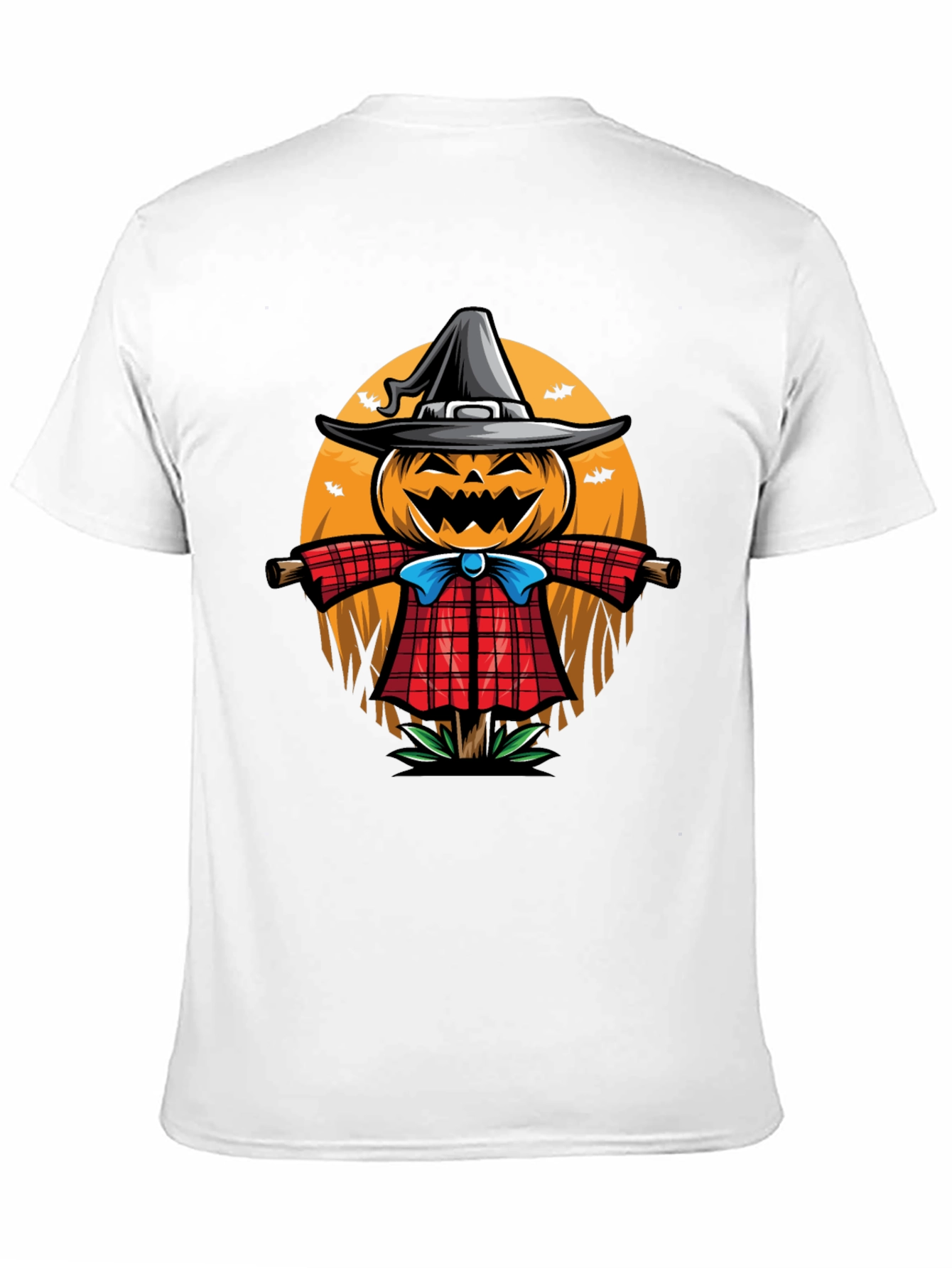 Halloween Scarecrow Graphic T-Shirt